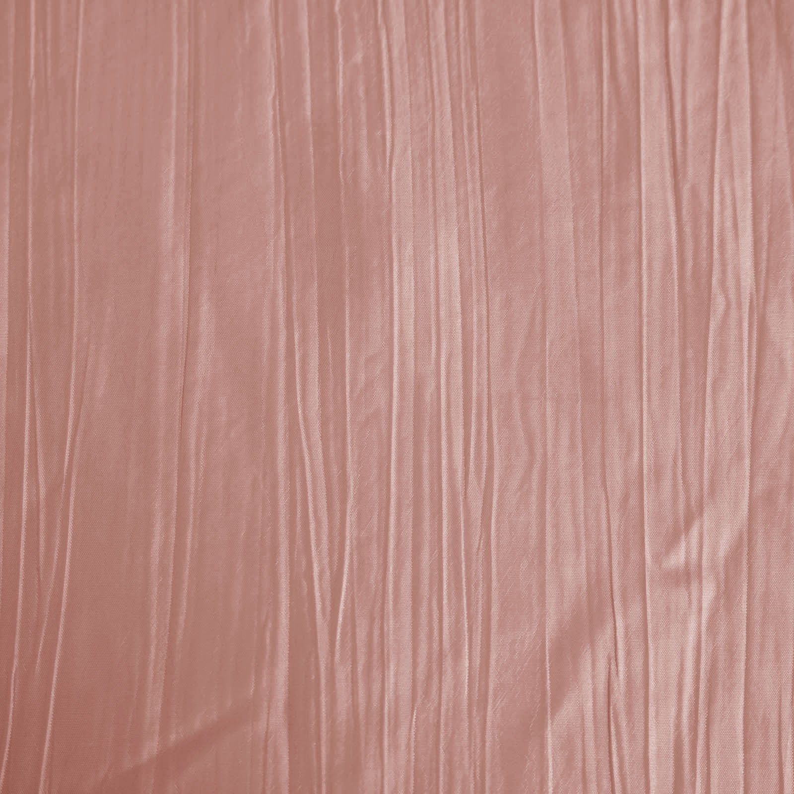 Taffeta 60"x102" Rectangle Tablecloth Dusty Rose - Accordion Crinkle Table Cover