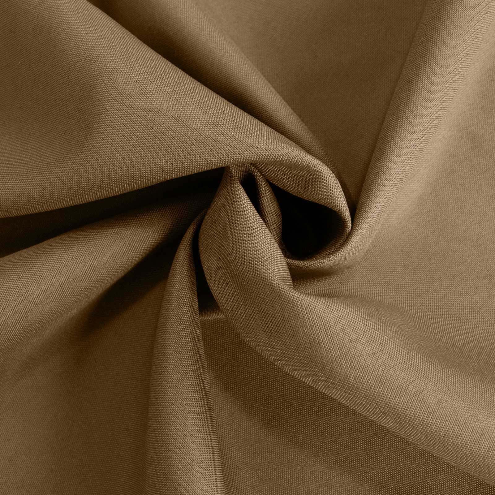 Polyester Square 70"x70" Tablecloth Taupe - Wrinkle-Resistant & Durable Table Cover