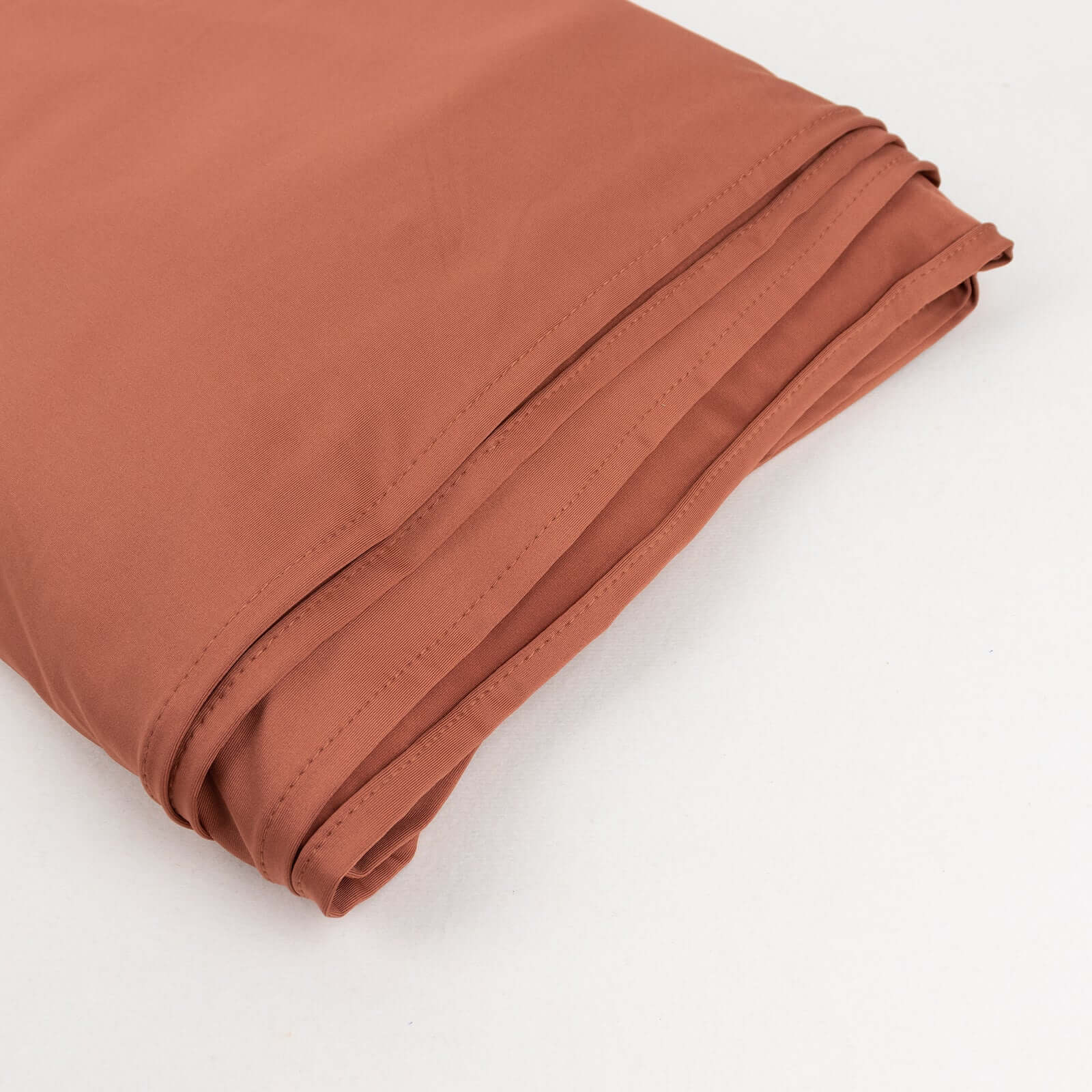 Terracotta (Rust) Spandex 4-Way Stretch Fabric Roll, DIY Craft Fabric Bolt- 60"x10 Yards