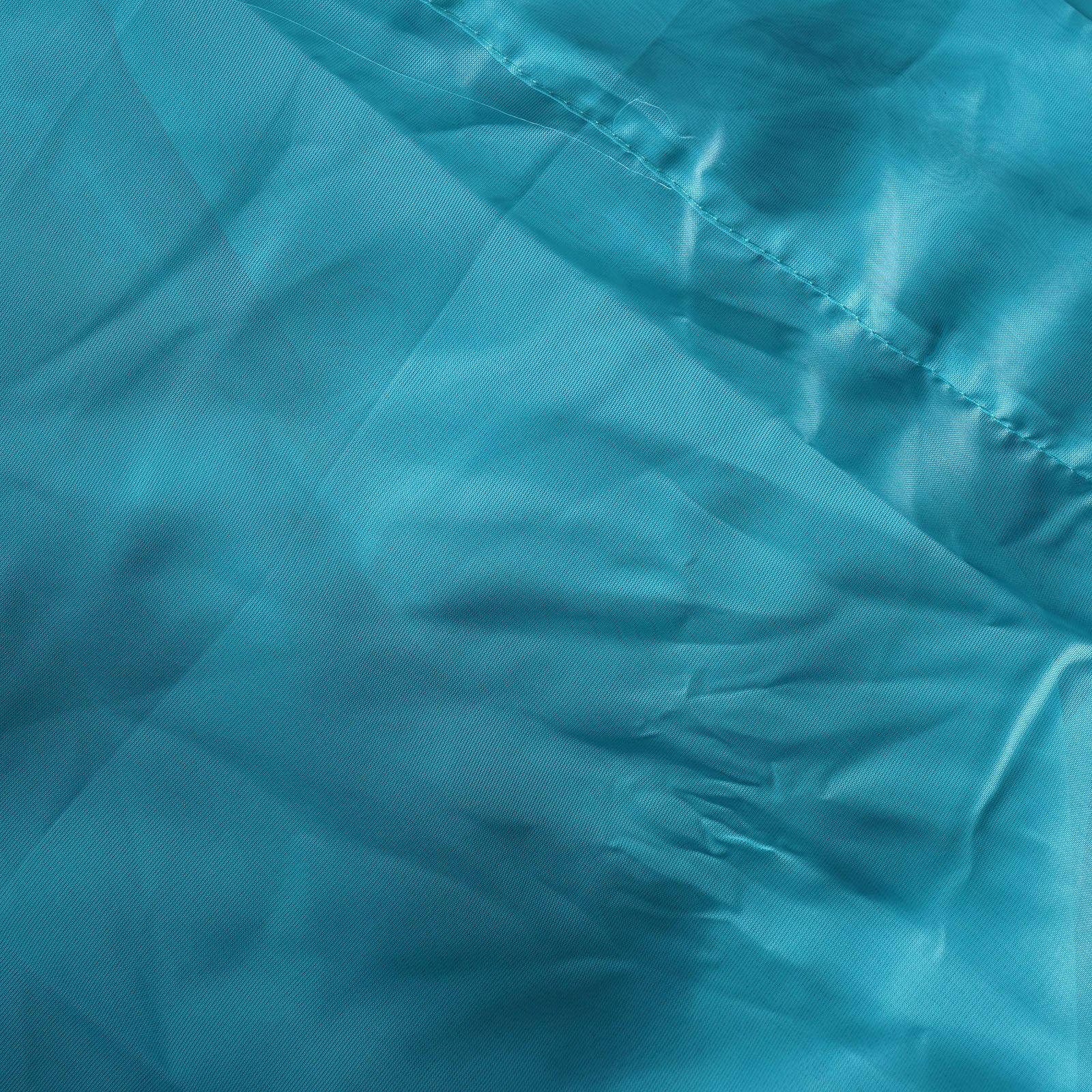 2 Pack Turquoise Sheer Chiffon Event Curtain Drapes, Durable Flame Resistant Premium Organza Backdrop Event Panels With Rod Pockets - 10ftx10ft