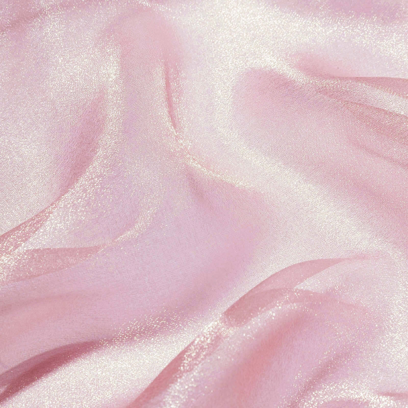 12"x10yd Blush Sheer Chiffon Fabric Bolt, DIY Voile Drapery Fabric