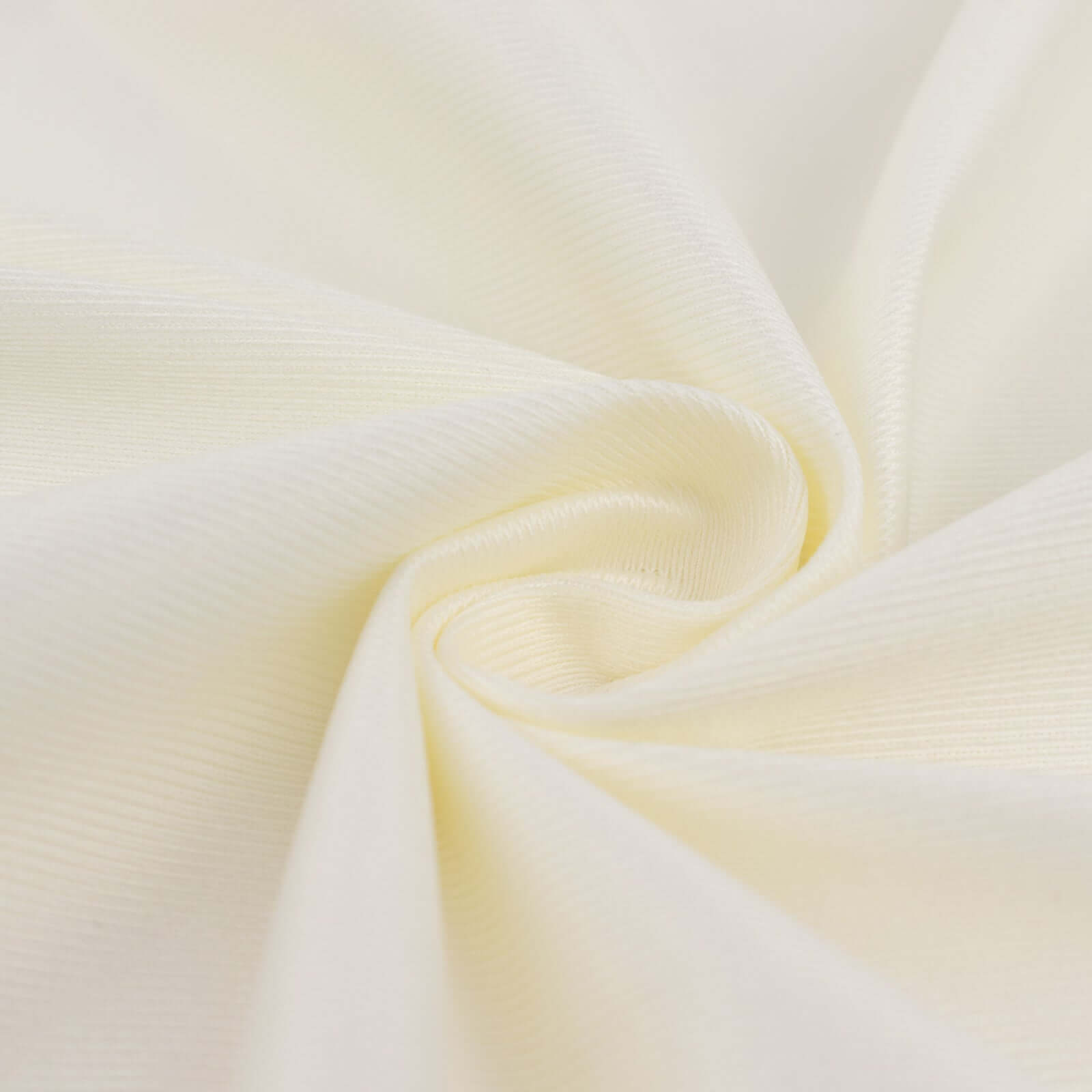 Premium Ivory Scuba Polyester Fabric Roll, Wrinkle Free DIY Craft Fabric Bolt- 60"x10 Yards