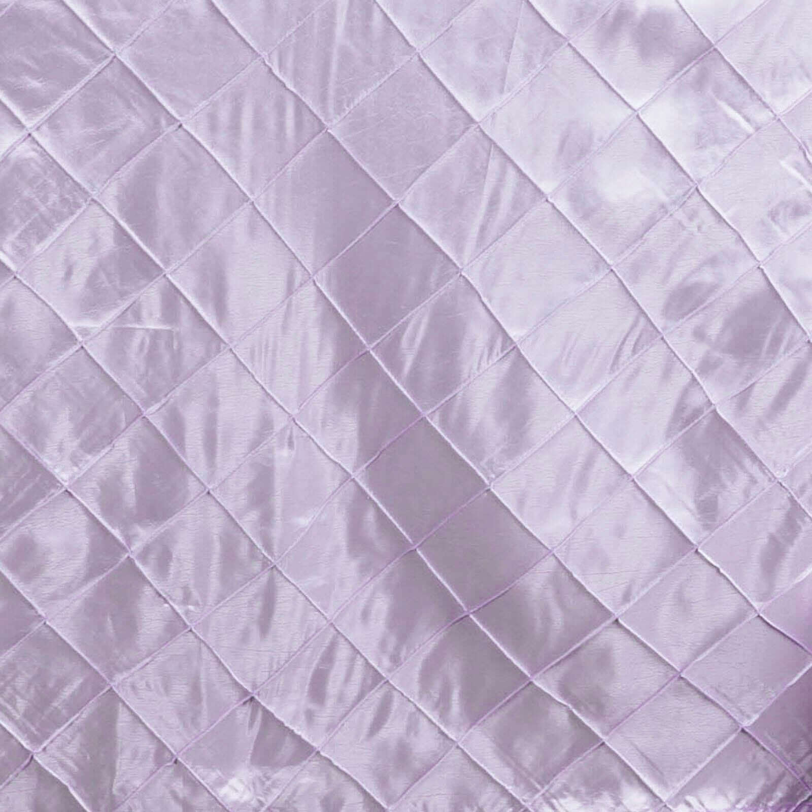 Taffeta Pintuck 12"x108" Table Runner Lavender - Stylish & Durable Table Decor