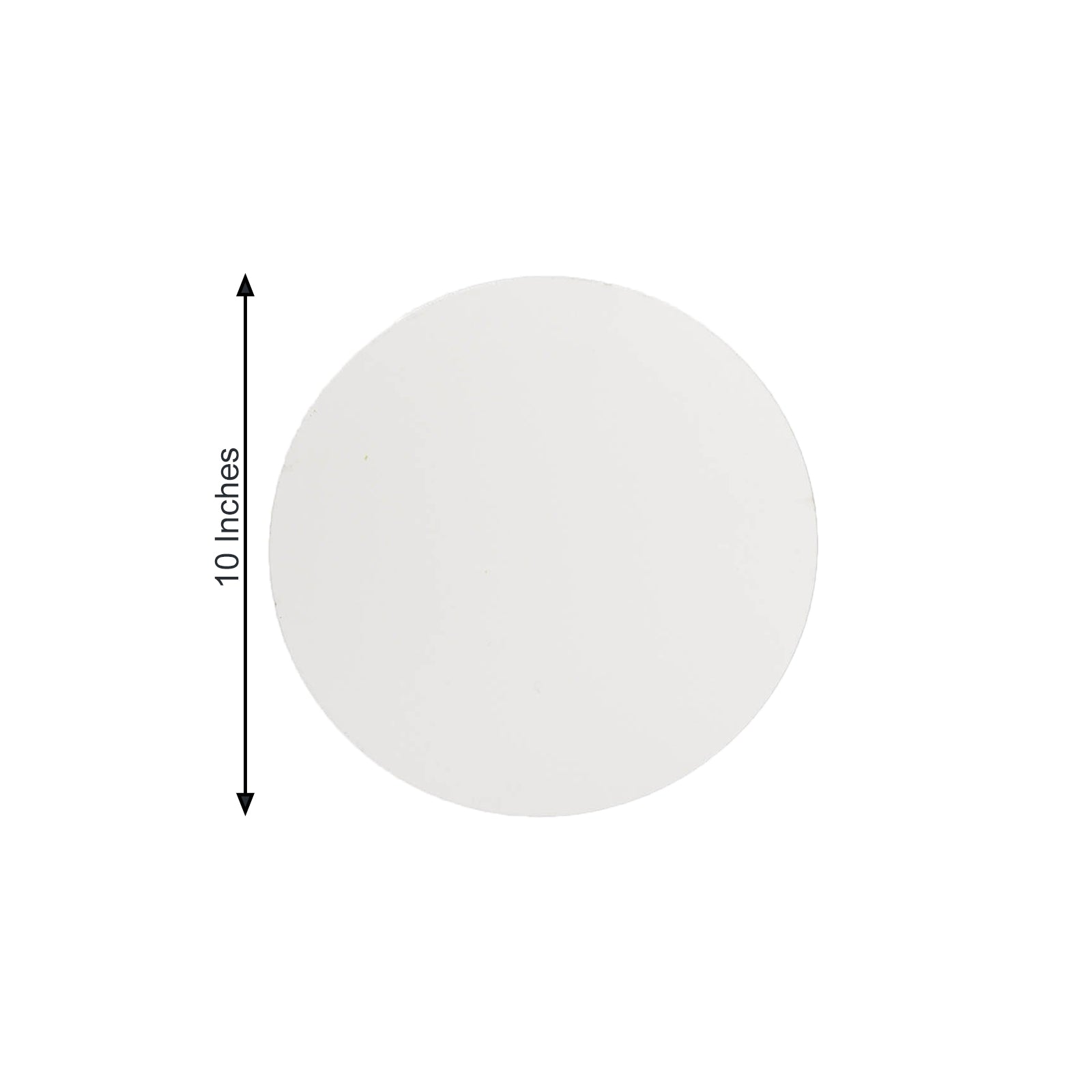 12 Pack Round Acrylic Mirror Wall Stickers, 10" Removable Wall Decals For Home Decor