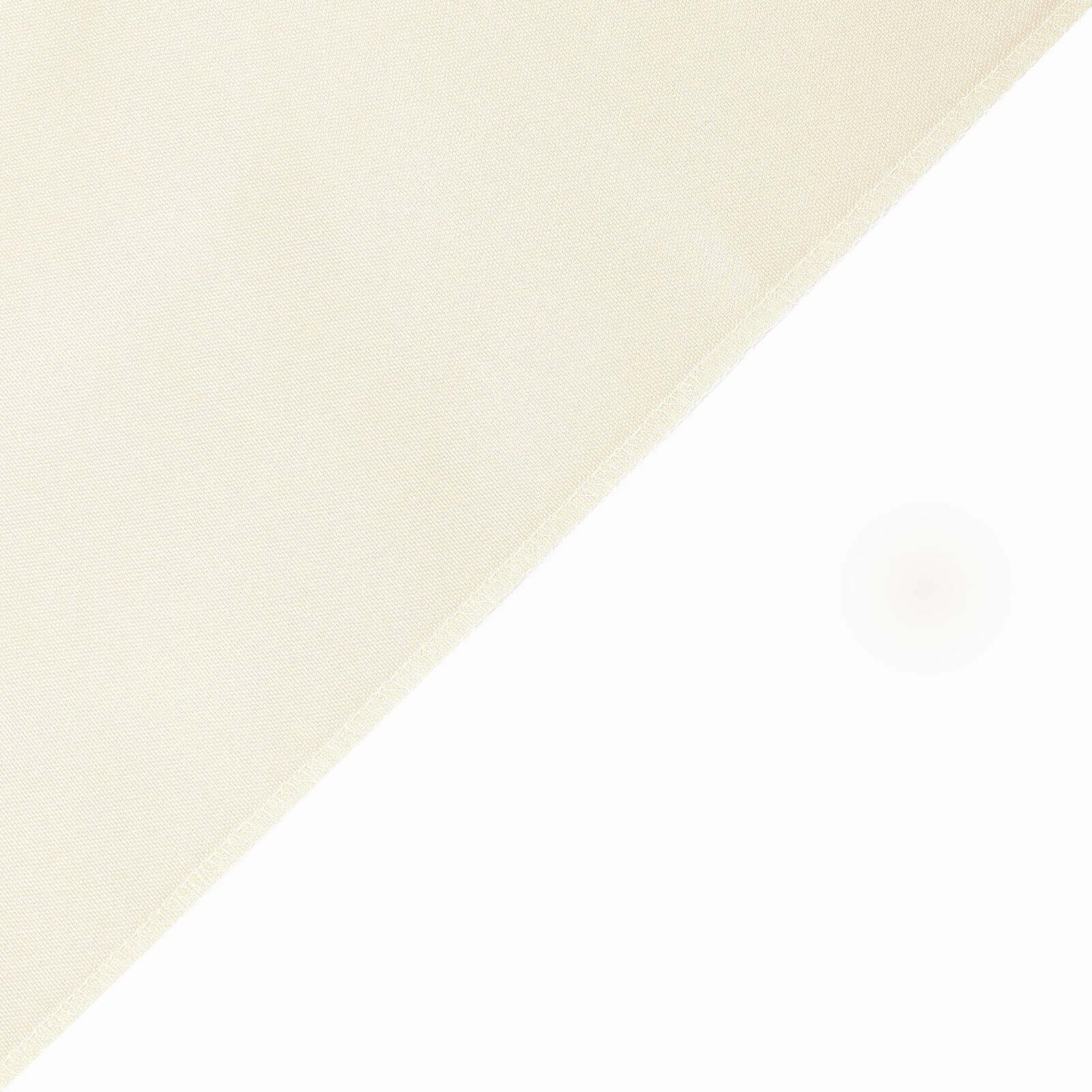 Fitted Polyester 96"x30" Rectangle Tablecloth Beige - Durable and Easy to Maintain Table Cover