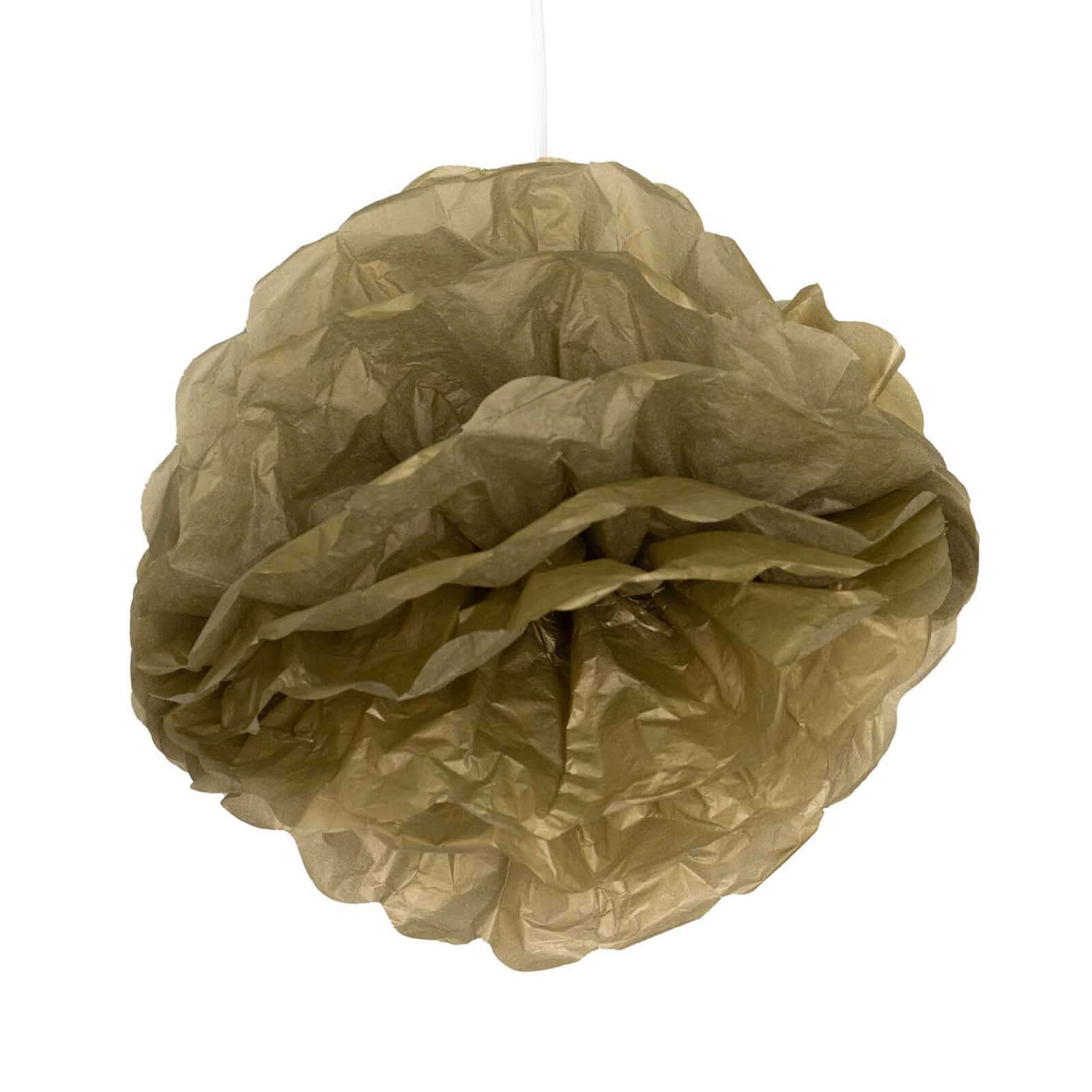 6 Pack 8" Gold Tissue Paper Pom Poms Flower Balls, Ceiling Wall Hanging Decorations