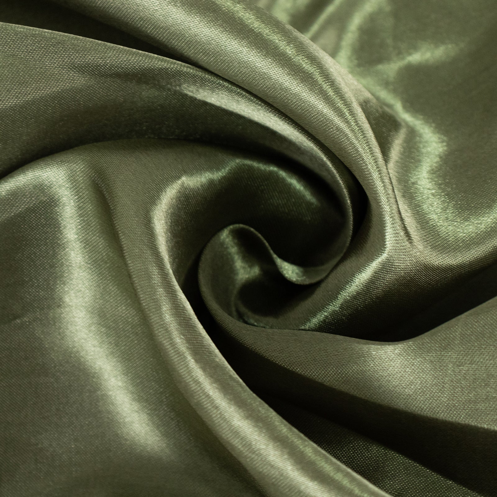 Satin 132" Round Tablecloth Dusty Sage Green - Stylish Seamless Table Cover