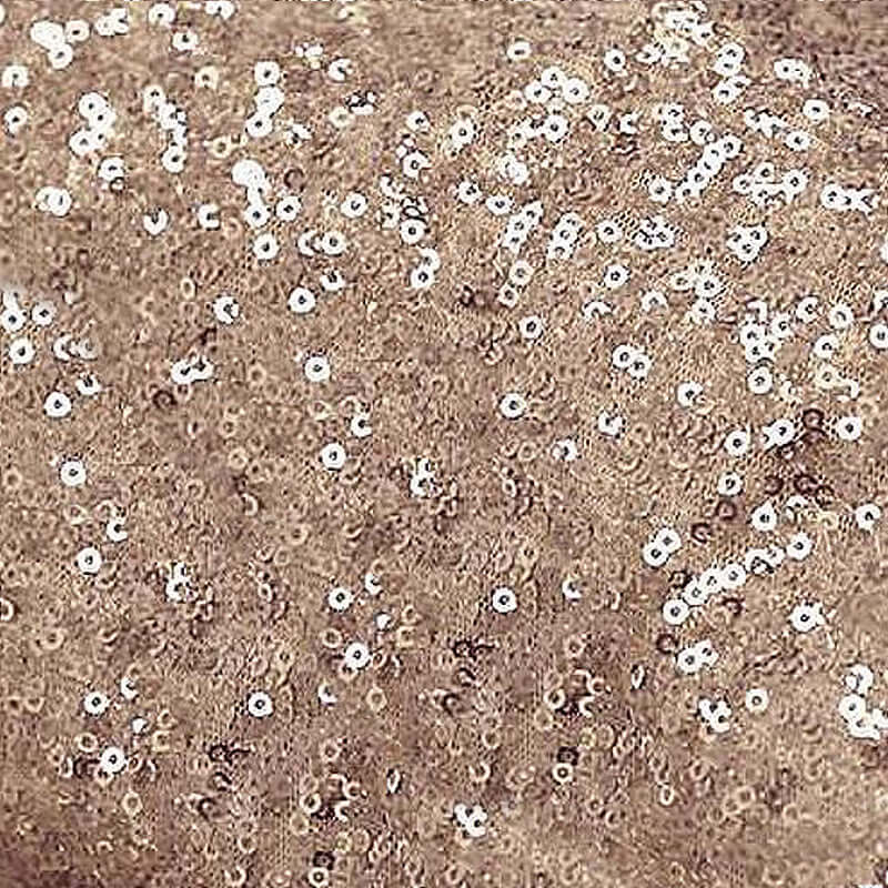 54"x4 Yards Blush Sequin Fabric Bolt, Sparkly DIY Craft Fabric Roll