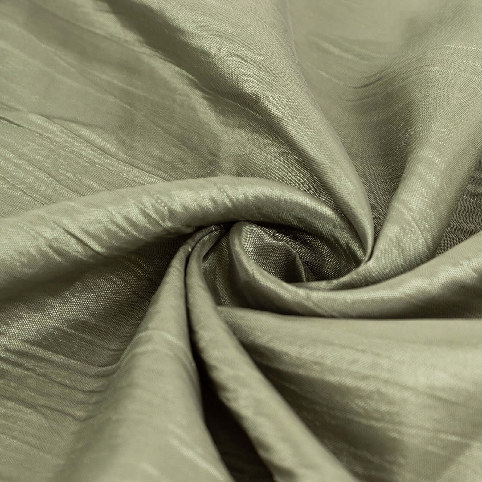 54"x10 Yards Dusty Sage Green Accordion Crinkle Taffeta Fabric Bolt
