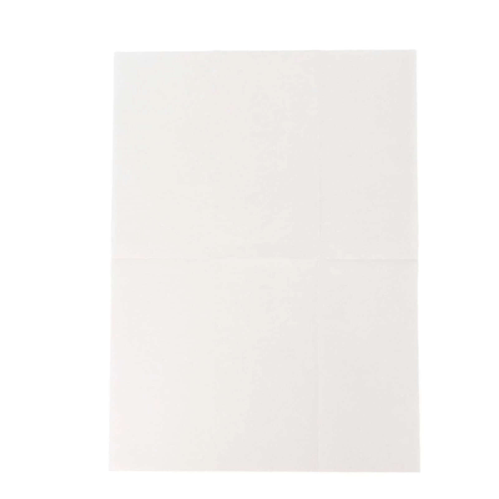 20-Pack Paper Linen-Like Napkins White - Disposable Hygienic Airlaid Guest Towels 8.5"x4"