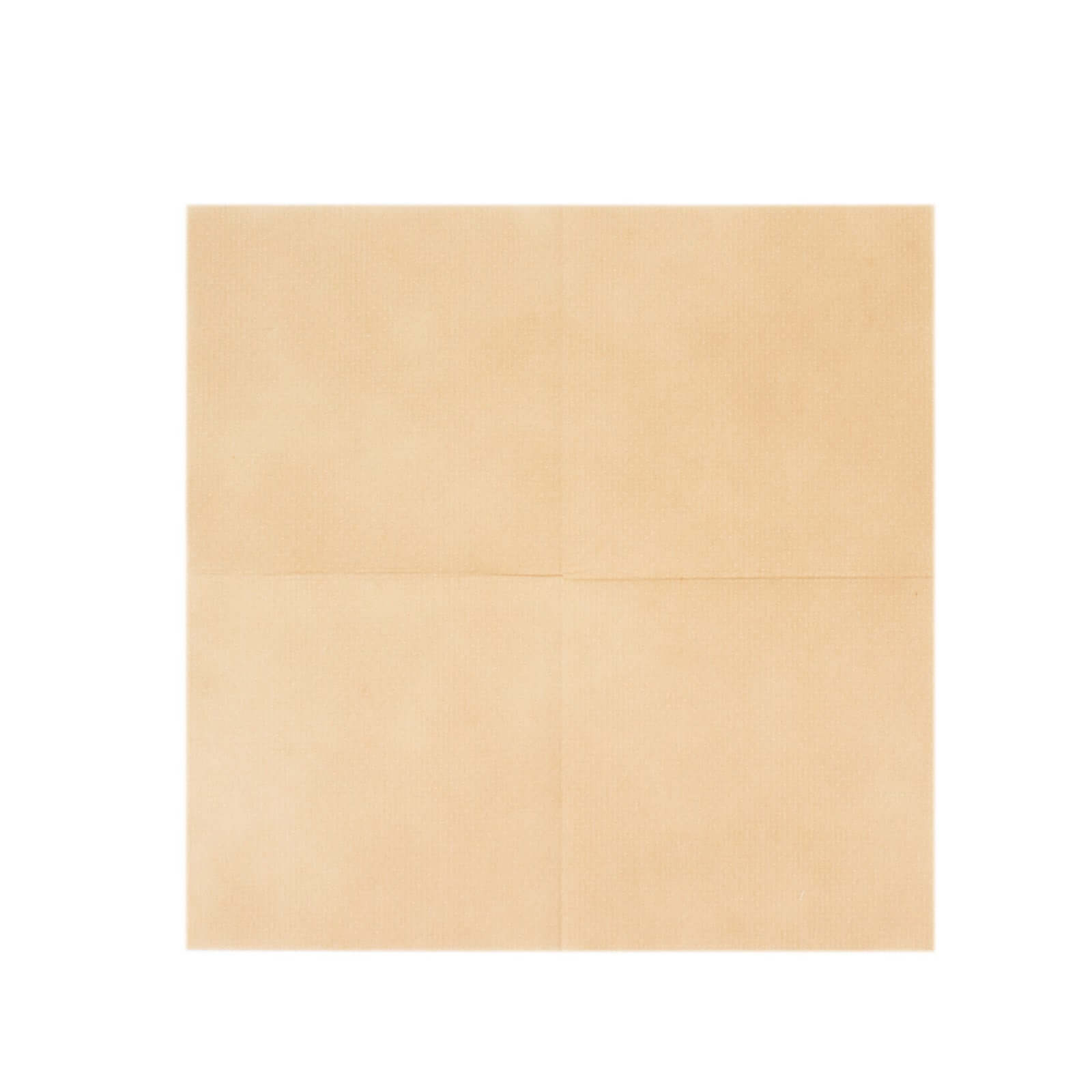 20-Pack Paper Linen-Like Cocktail Napkins Natural - Disposable 5"x5" Airlaid Soft Napkins