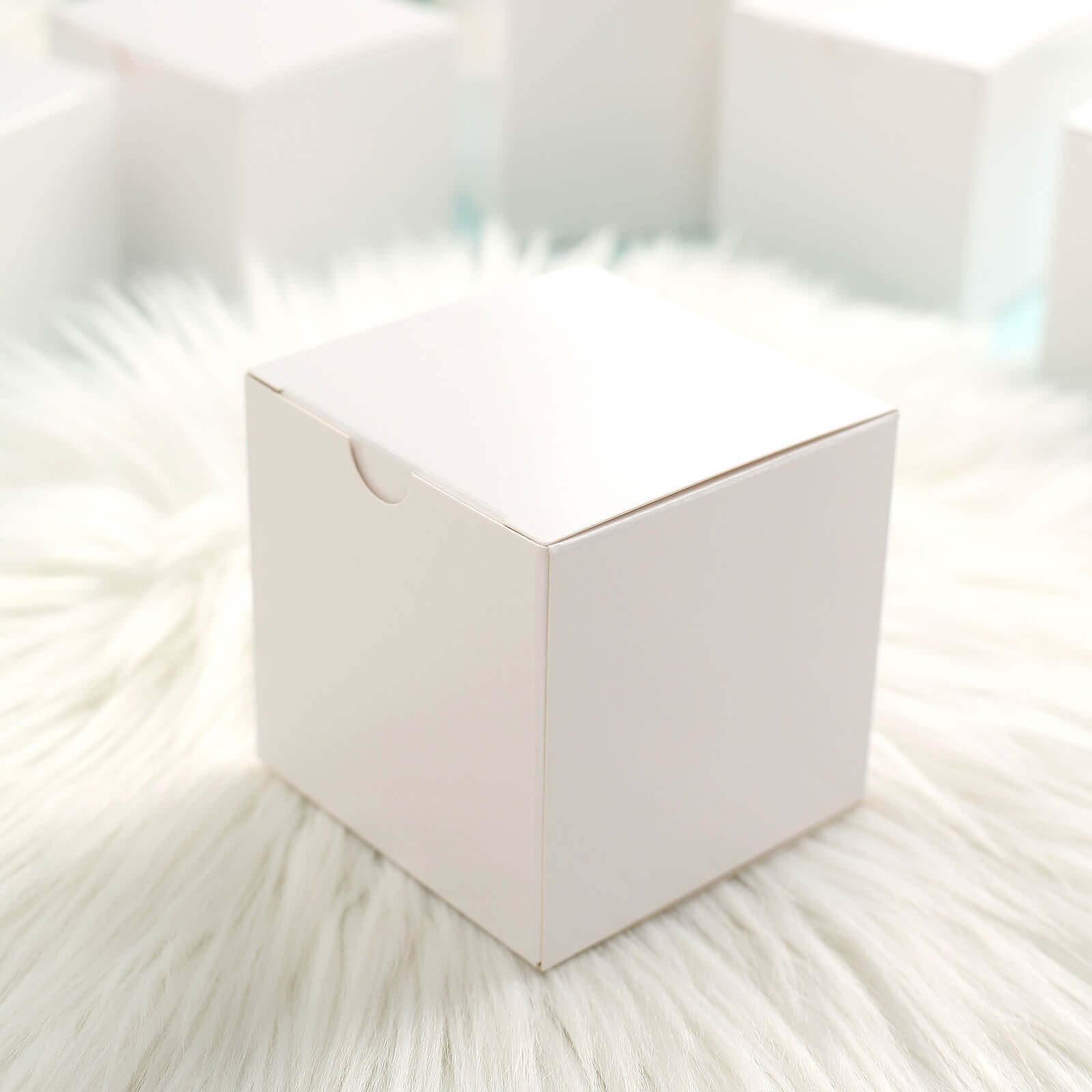 100 Pack 3" Easy DIY White Party Or Shower Favor Candy Gift Boxes