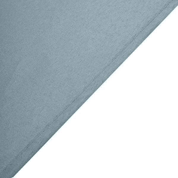 Polyester 132" Round Tablecloth Dusty Blue - Seamless Chic Table Cover