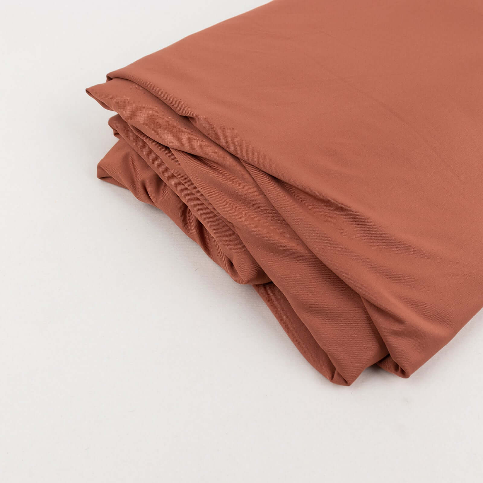 Terracotta (Rust) Spandex 4-Way Stretch Fabric Roll, DIY Craft Fabric Bolt- 60"x10 Yards