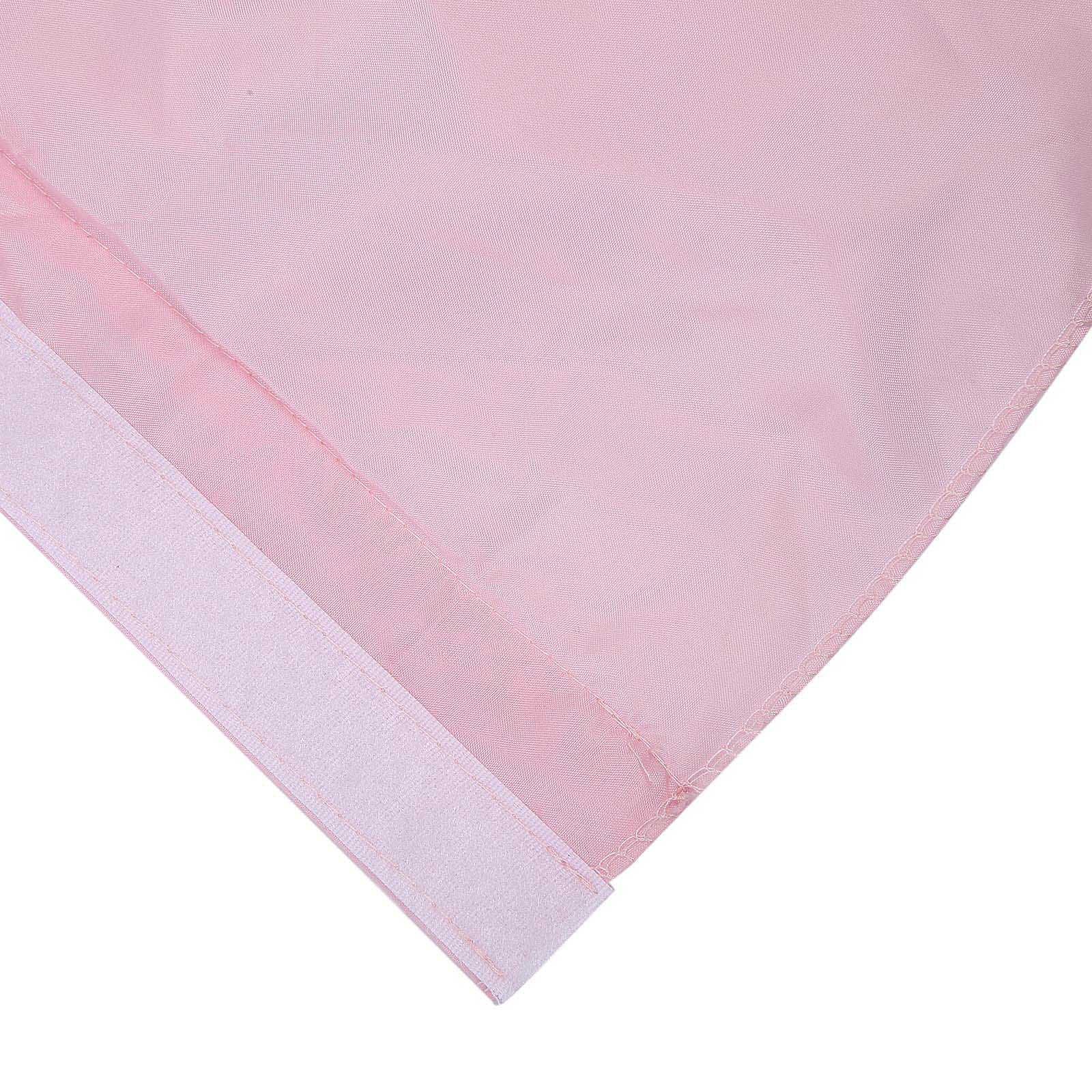 Tulle 17ft Table Skirt Blush - 4 Layer Pleated Tutu Table Cover