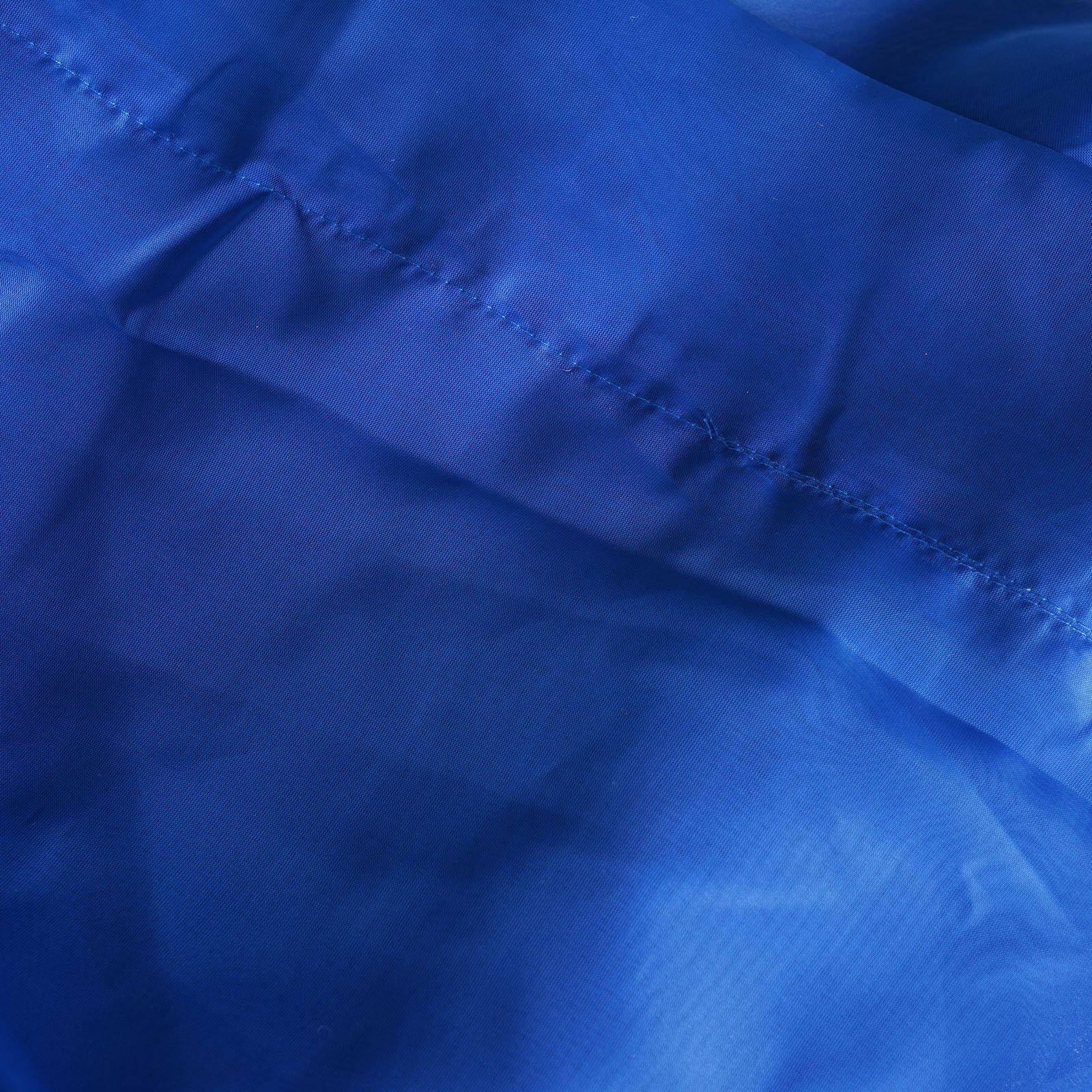 2 Pack Royal Blue Sheer Chiffon Event Curtain Drapes, Durable Flame Resistant Premium Organza Backdrop Event Panels With Rod Pockets - 10ftx10ft