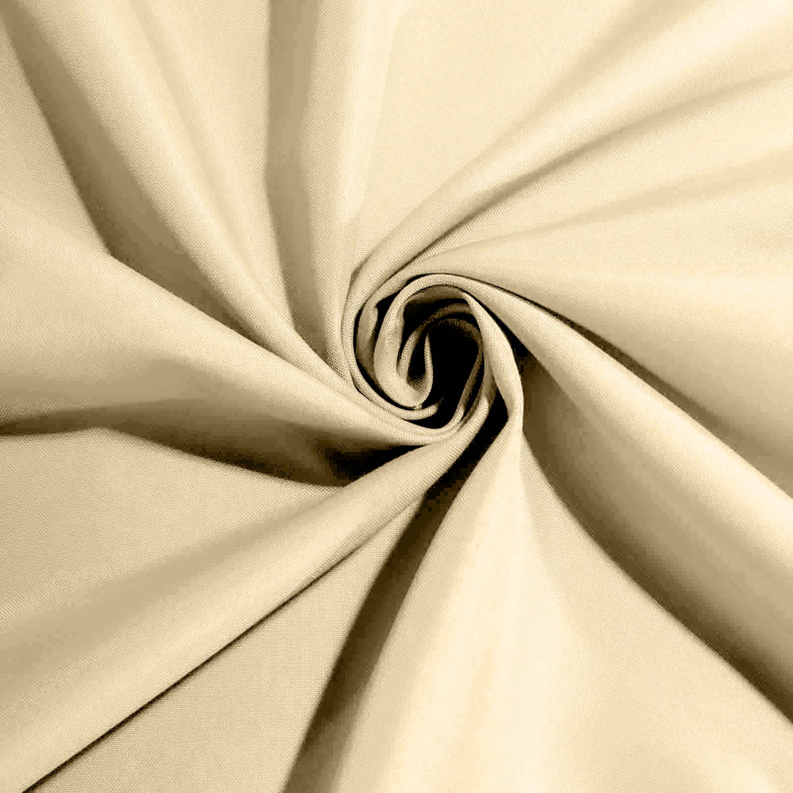 5 Pack Polyester 17"x17" Napkins Beige - Durable & Wrinkle Resistant Dinner Napkins
