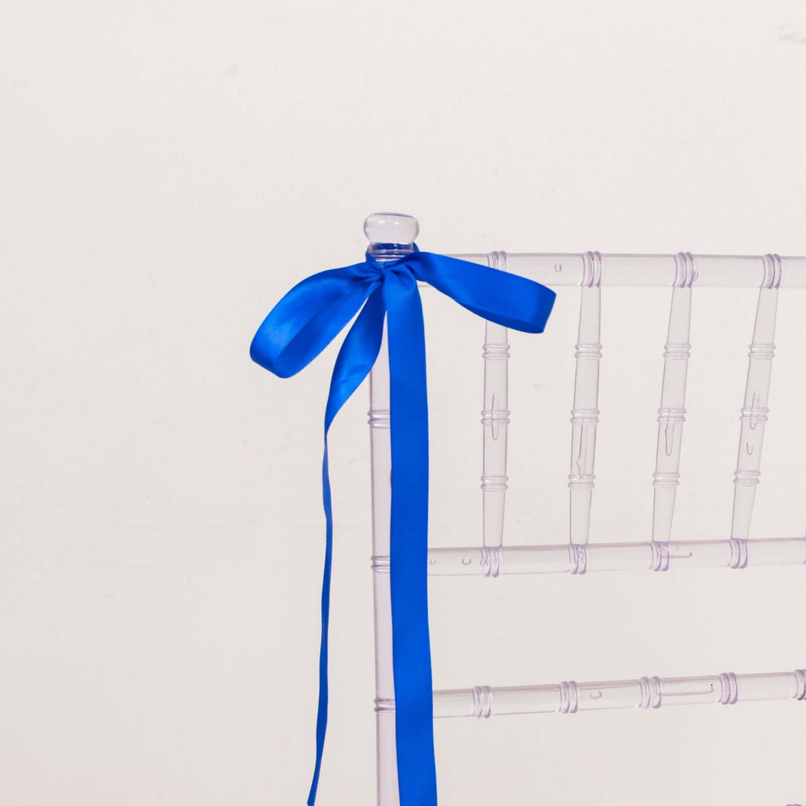 100 Yards 7 8" Royal Blue Single Face Decorative Satin Ribbon