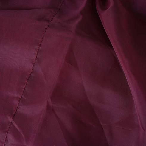 2 Pack Burgundy Sheer Chiffon Event Curtain Drapes, Durable Flame Resistant Premium Organza Backdrop Event Panels With Rod Pockets - 10ftx10ft
