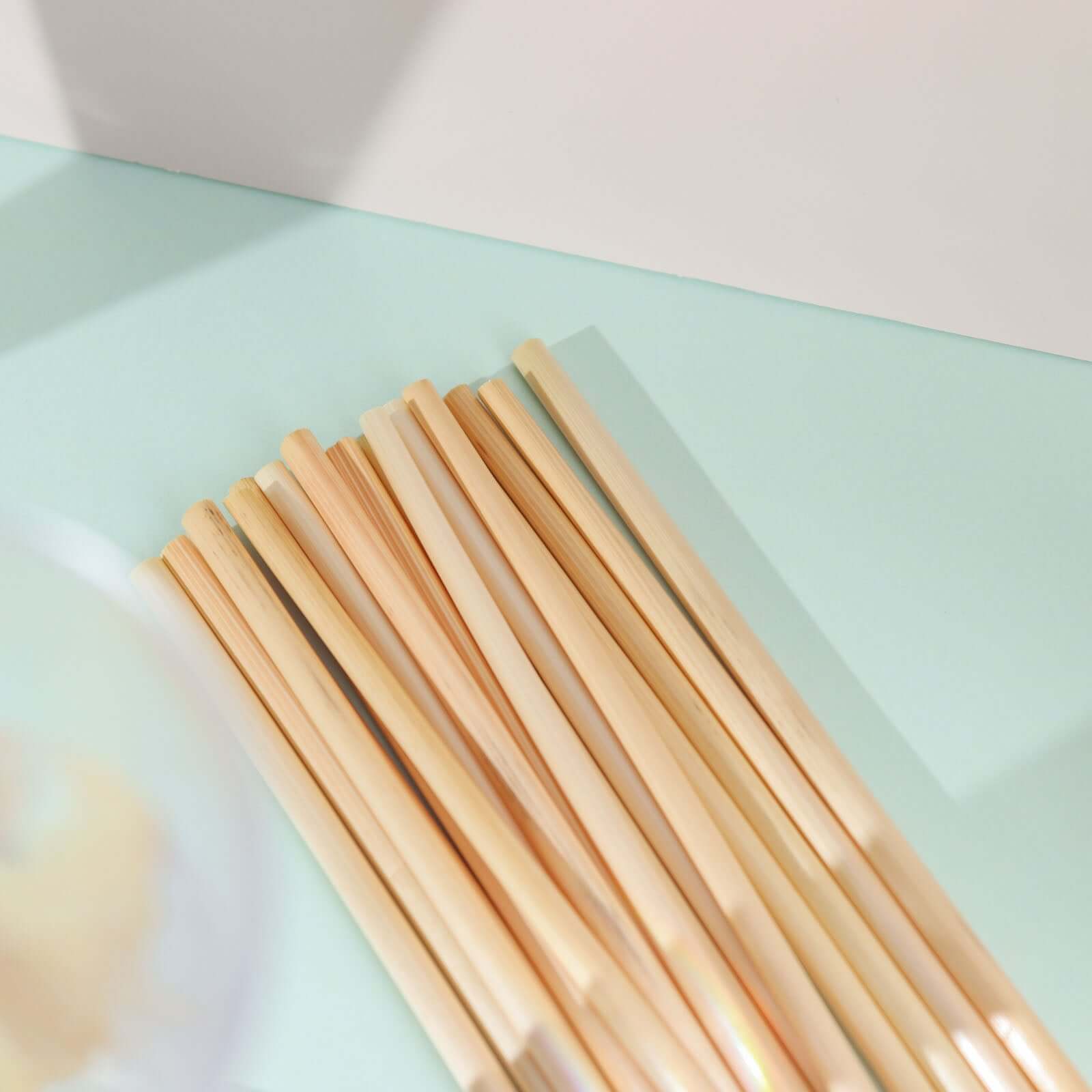 100-Pack Compostable Straws Plant Based 100% Plastic Free - Sustainable Biodegradable Wheat Straws 9"