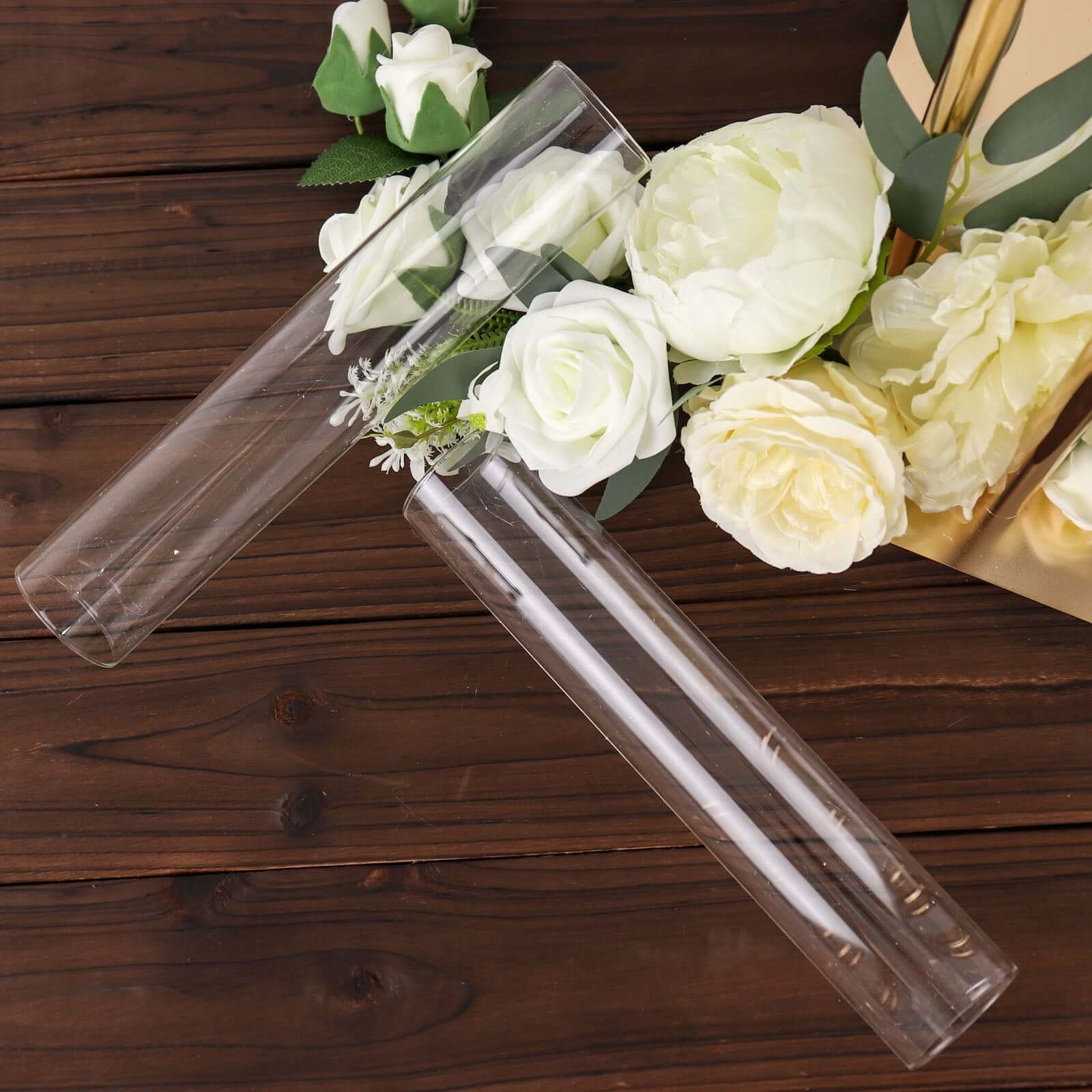 2-Pack Clear Glass Candelabra Shades Open End Hurricane Design - Sophisticated Table Centerpiece 10"