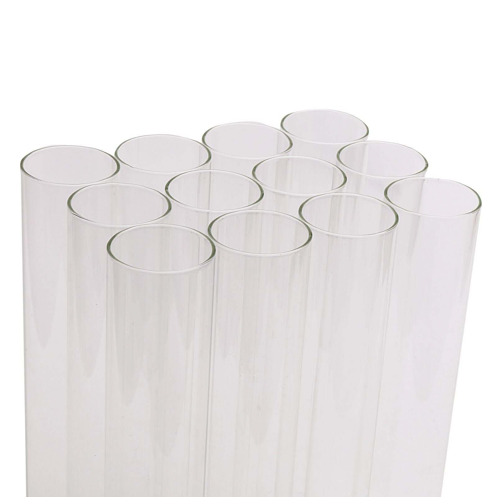 12-Arm Cluster Taper Candle Holder Gold with Clear Glass Shades - Grand Candle Arrangement for Events 57"