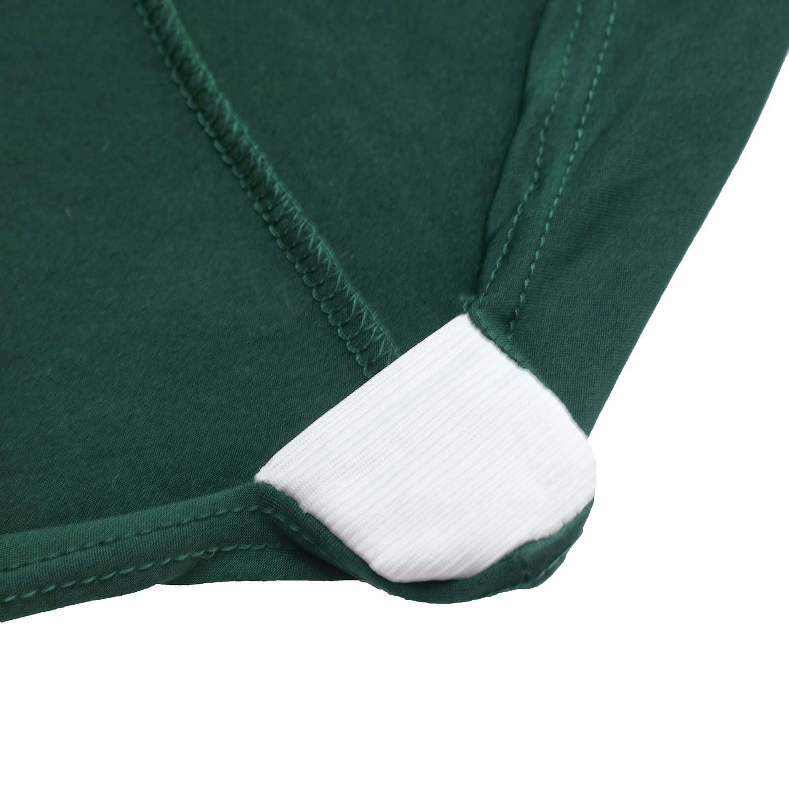Spandex Chair Cover for Banquet Chairs Hunter Emerald Green - Stretch 160GSM Fabric with Slip-On Slipcover