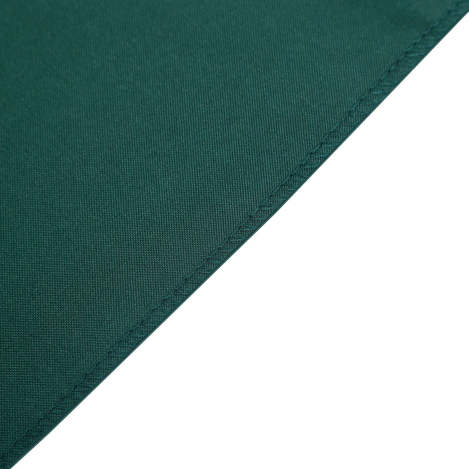 Polyester Slip On Folding Chair Covers Hunter Emerald Green - Stain-Resistant Reusable Durable Fabric