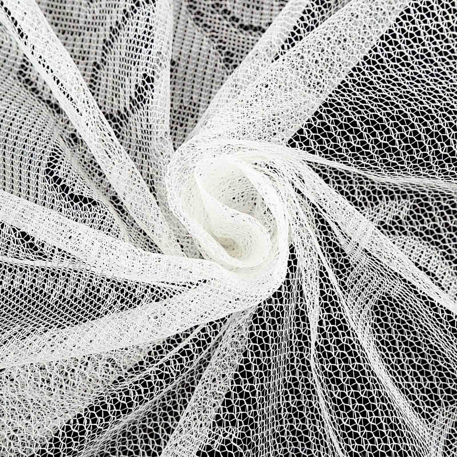 Lace 90" Round Tablecloth White - Premium Design for Versatile Table Decor