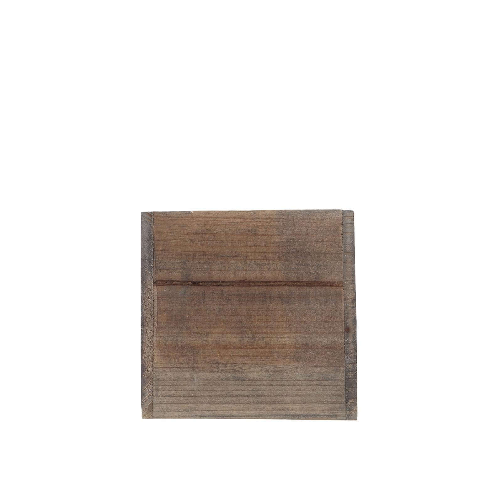 Natural Wood Planter Rectangular Box 24"x6"- Natural Decor with Removable Plastic Liner for Tables