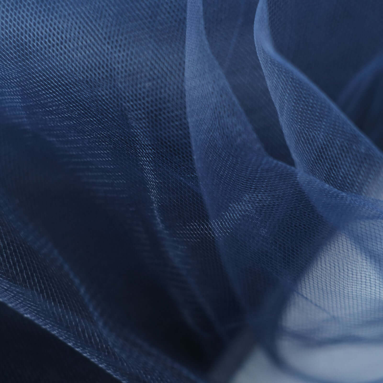 54"x40 Yards Navy Blue Tulle Fabric Bolt, DIY Crafts Sheer Fabric Roll