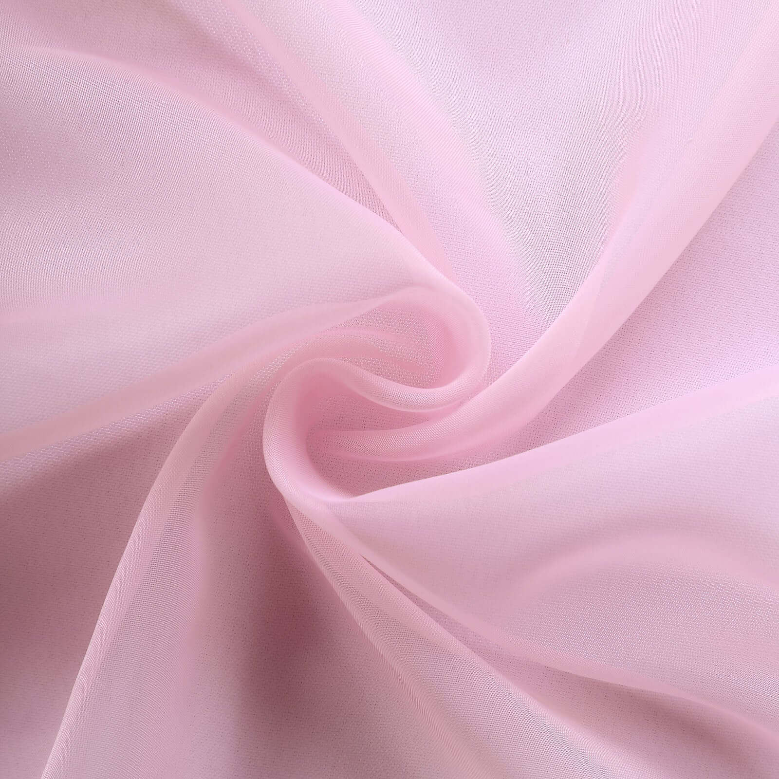 Premium Chiffon 6ft Table Runner Pink - Flowy & Lightweight Table Decor