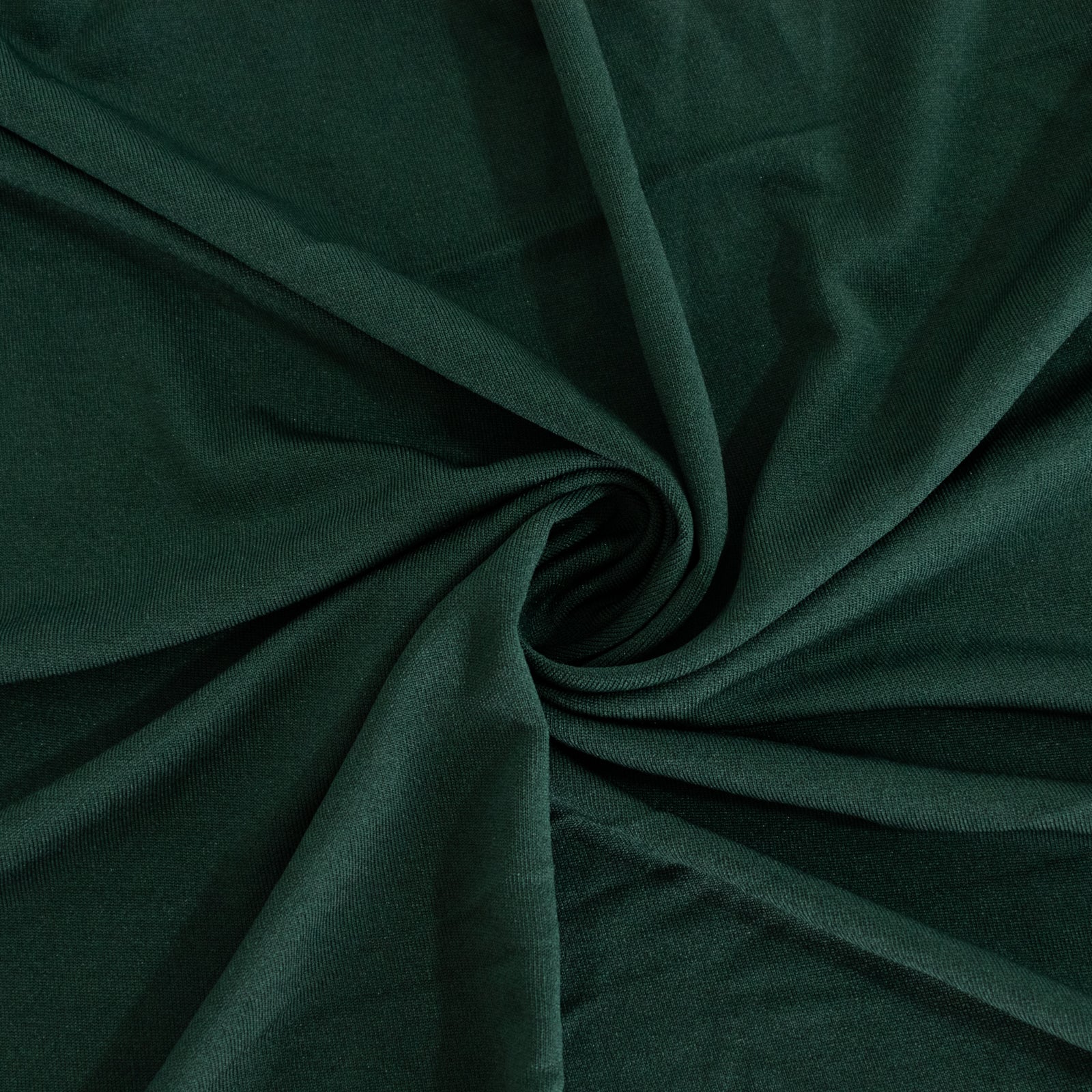 Spandex 33"-36" Round Cocktail Table Cover Hunter Emerald Green - Easy to Maintain Stretch Fitted Highboy Tablecloth