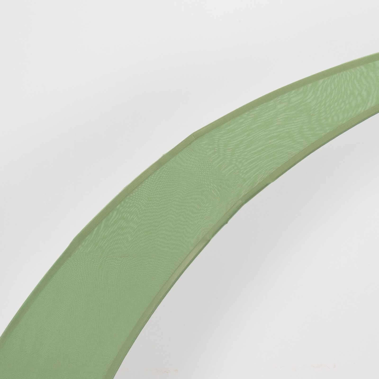 Set of 2 Sage Green Spandex Half Crescent Moon Backdrop Stand Covers, Custom Fitted Wedding Arch Cover for Curved Arbor Flower Balloon Frame