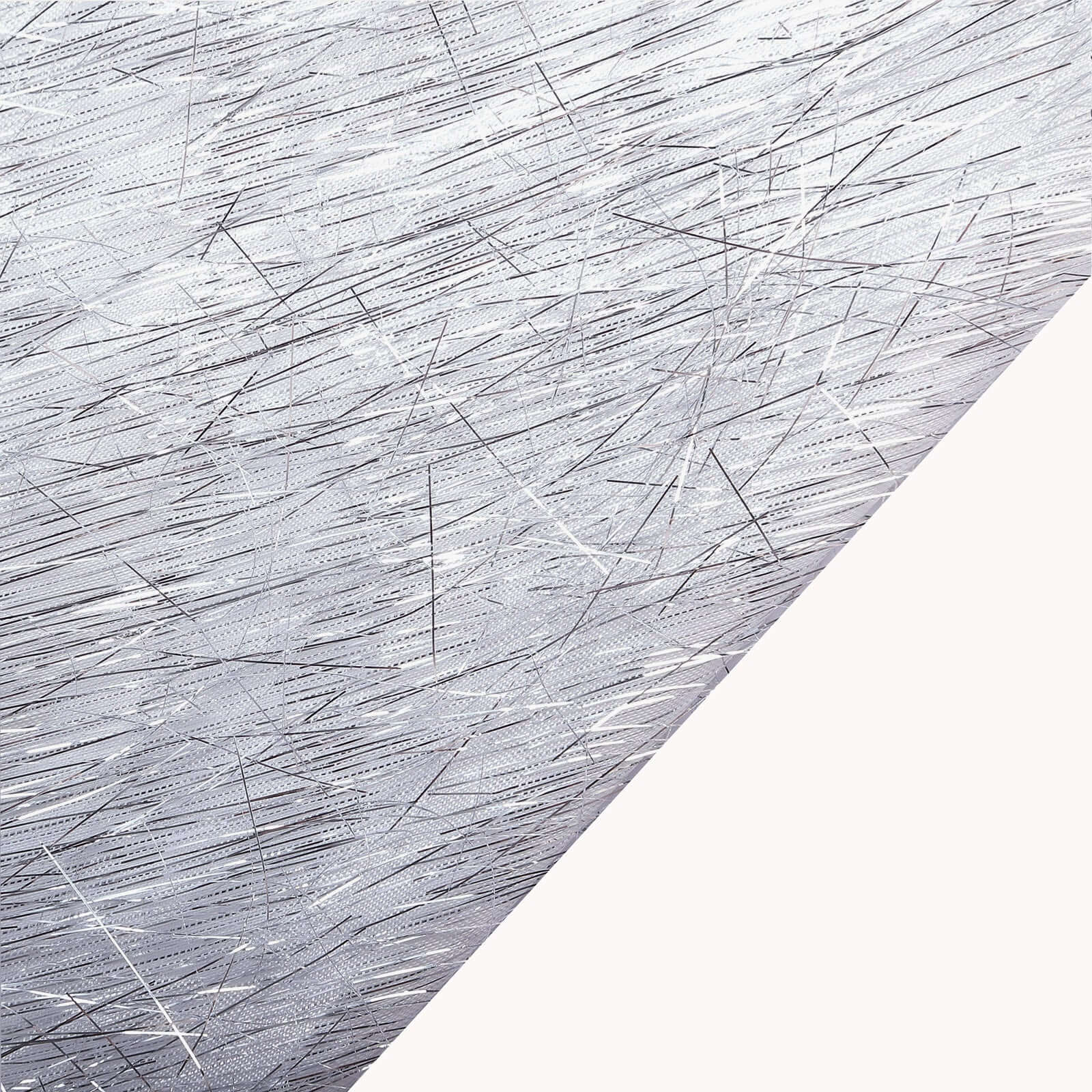 8ft Silver Metallic Fringe Shag Event Drapery Panel, Shimmery Tinsel Polyester Divider Backdrop Curtain