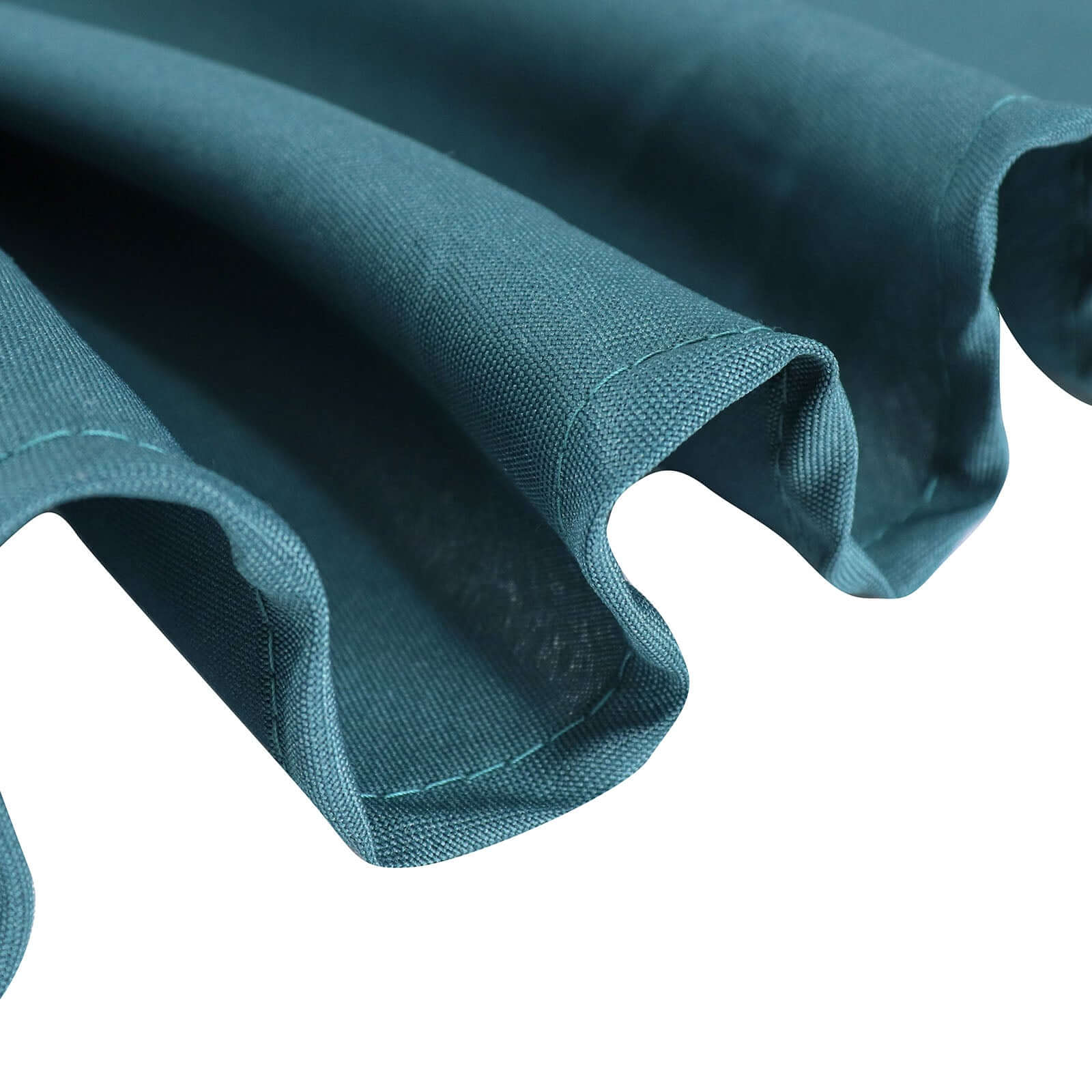 Polyester Square 70"x70" Tablecloth Peacock Teal - Wrinkle-Resistant & Durable Table Cover