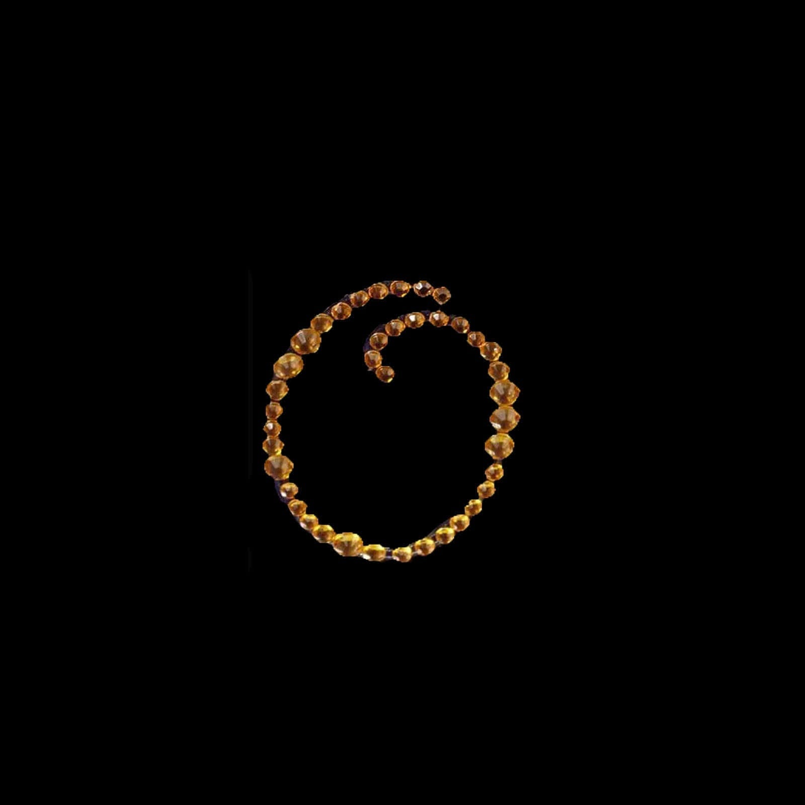 12 Pack 1.5" Gold Rhinestone Monogram Letter Jewel Sticker Self Adhesive DIY Diamond Decor - O