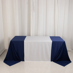 Wide Premium Polyester 36"x72" Table Runner White - Sublimation Printable Banner for Customized Event Branding