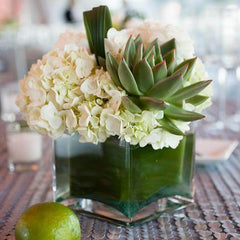 6-Pack Glass Flower Vases Heavy Duty Clear - Premium Table Centerpieces for Weddings 6"