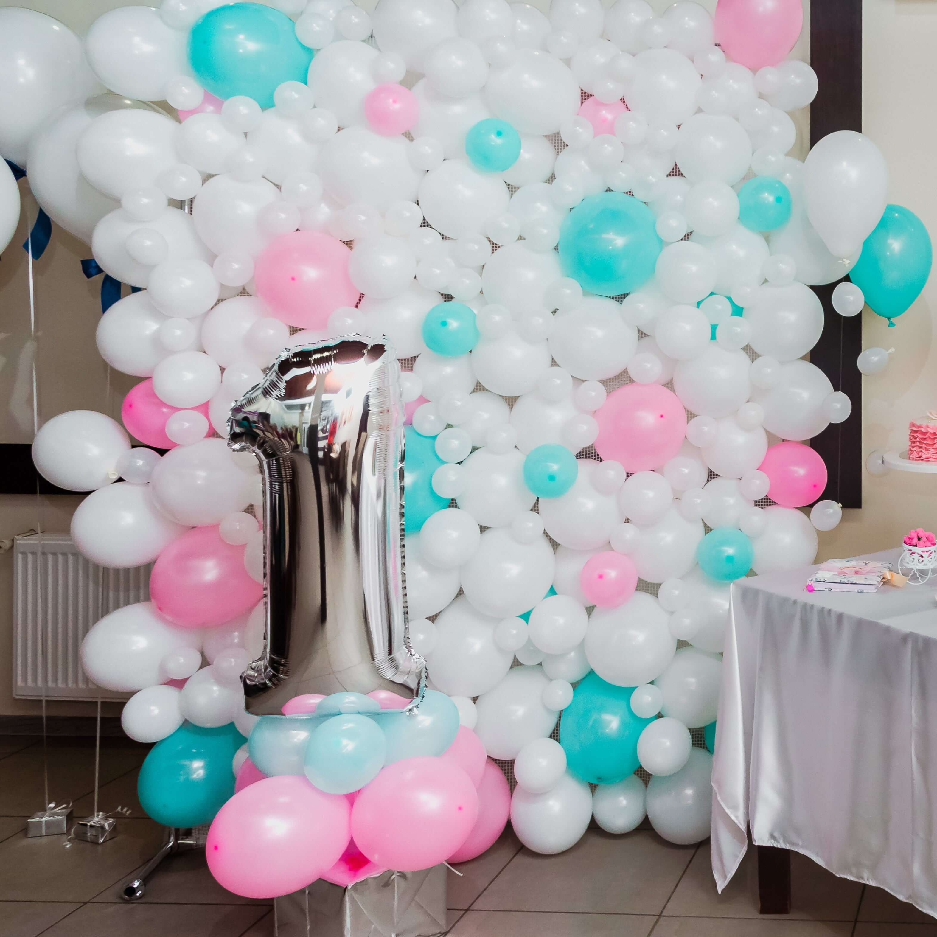 25 Pack 10" Matte Pastel Off White Helium Air Latex Party Balloons