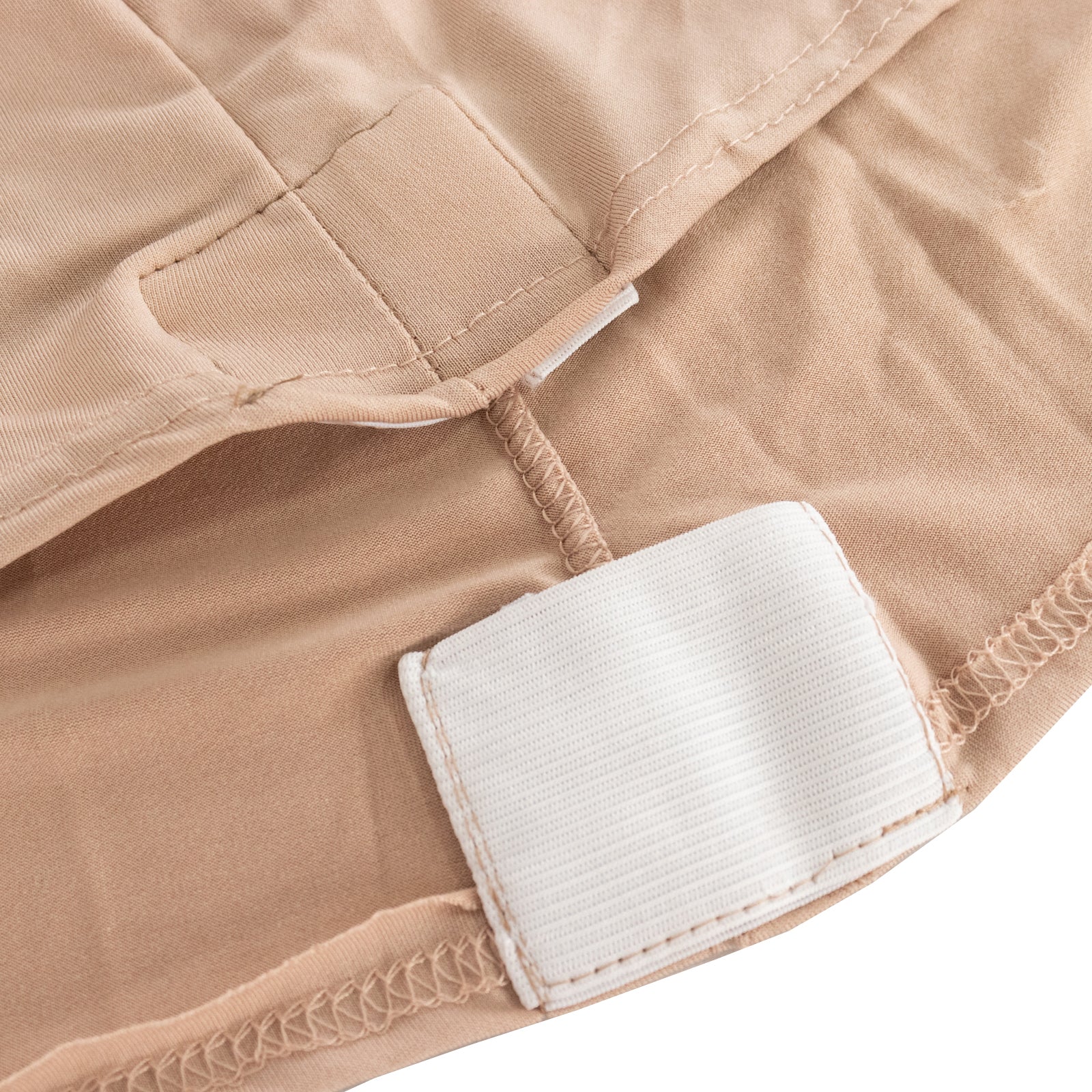 Spandex 24"-32" Round Cocktail Table Cover Nude - Easy to Maintain Stretch Fitted Highboy Tablecloth