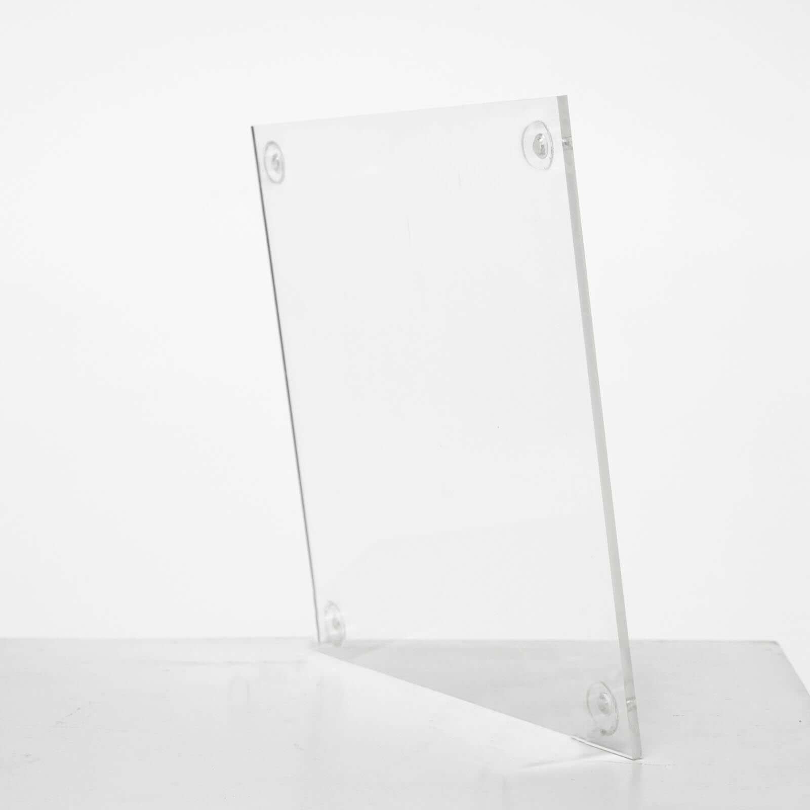 Acrylic Flower Vase Pillar Stand with Square Mirror Base Clear - Versatile Wedding Table Centerpiece 24"