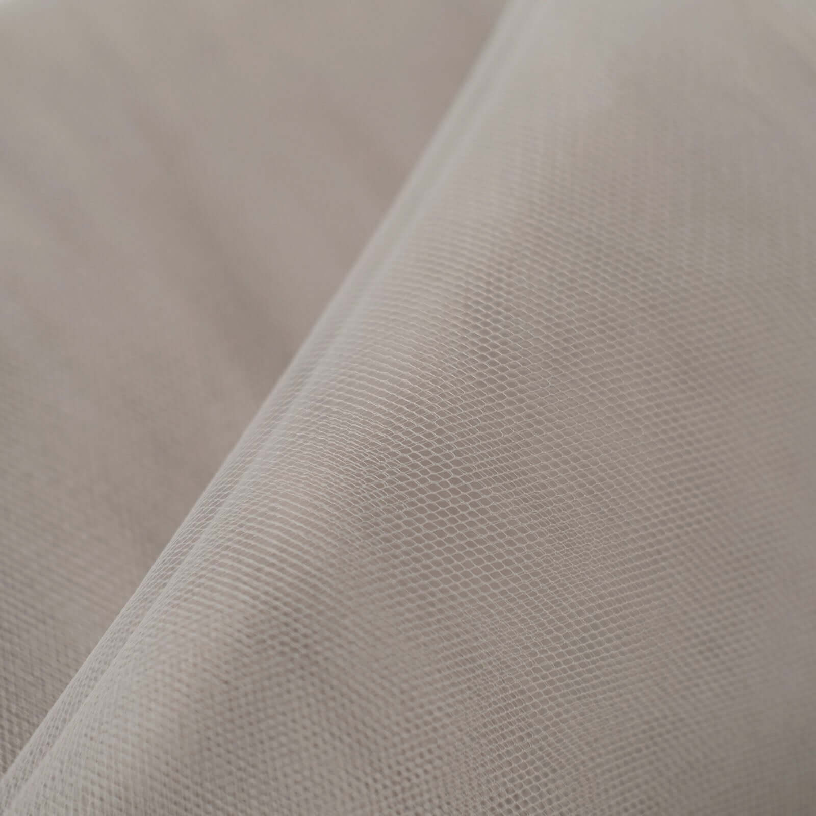 54"x40 Yards Taupe Tulle Fabric Bolt, DIY Crafts Sheer Fabric Roll