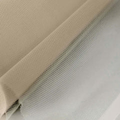 18"x100 Yards Taupe Tulle Fabric Bolt, Sheer Fabric Spool Roll For Crafts