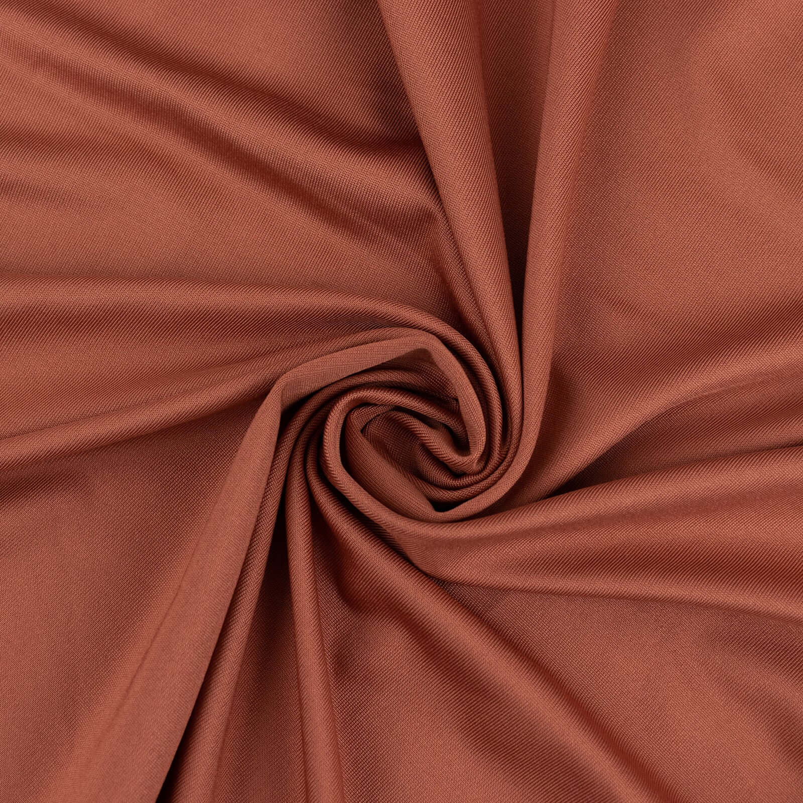Terracotta (Rust) Spandex 4-Way Stretch Fabric Roll, DIY Craft Fabric Bolt- 60"x10 Yards