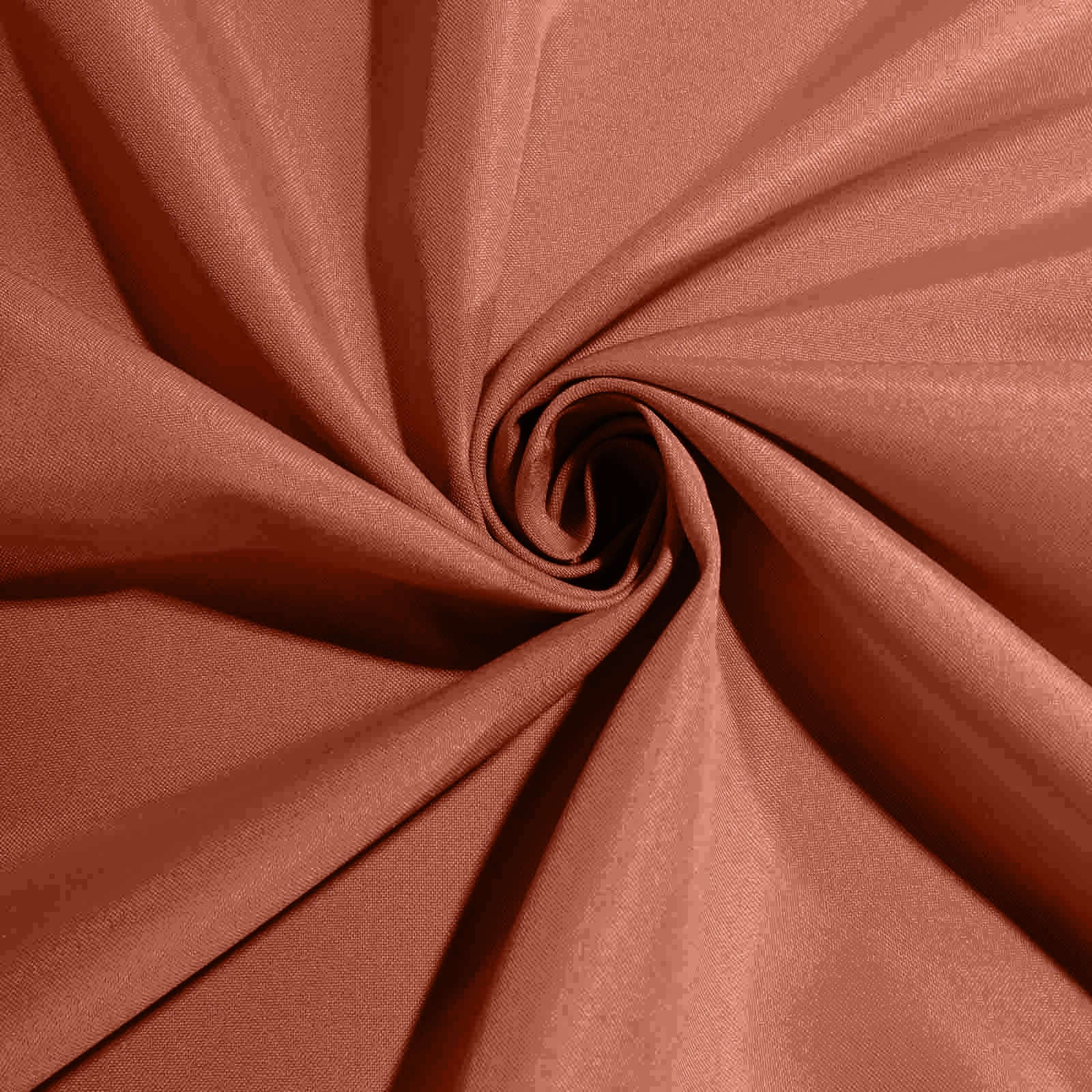 5 Pack Polyester 20"x20" Napkins Terracotta (Rust) - Wrinkle Resistant & Easy Care Cloth Napkins