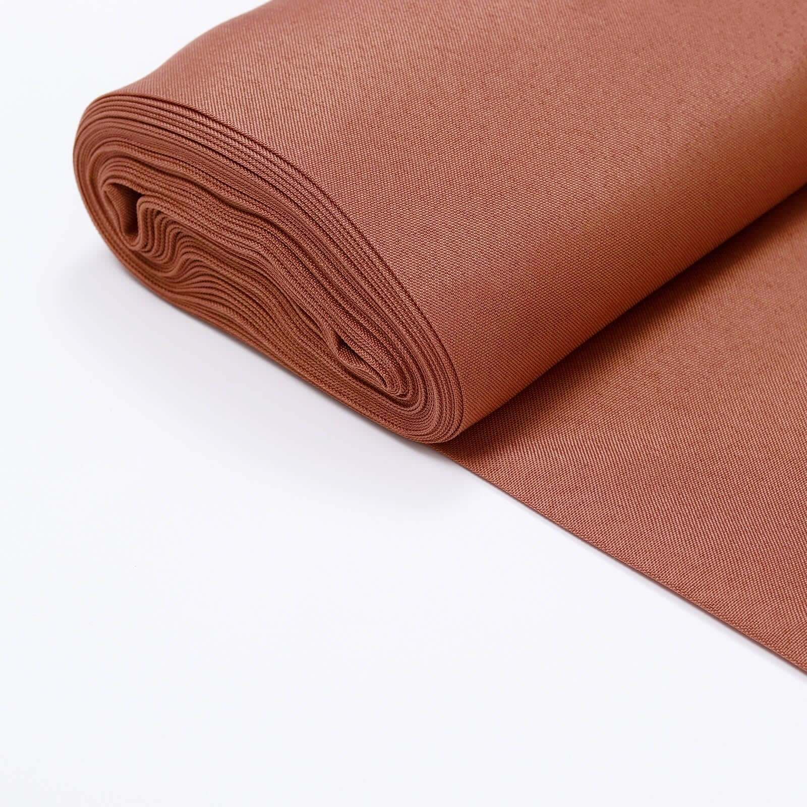 54"x10 Yards Terracotta (Rust) Polyester Fabric Bolt DIY Craft Fabric Roll