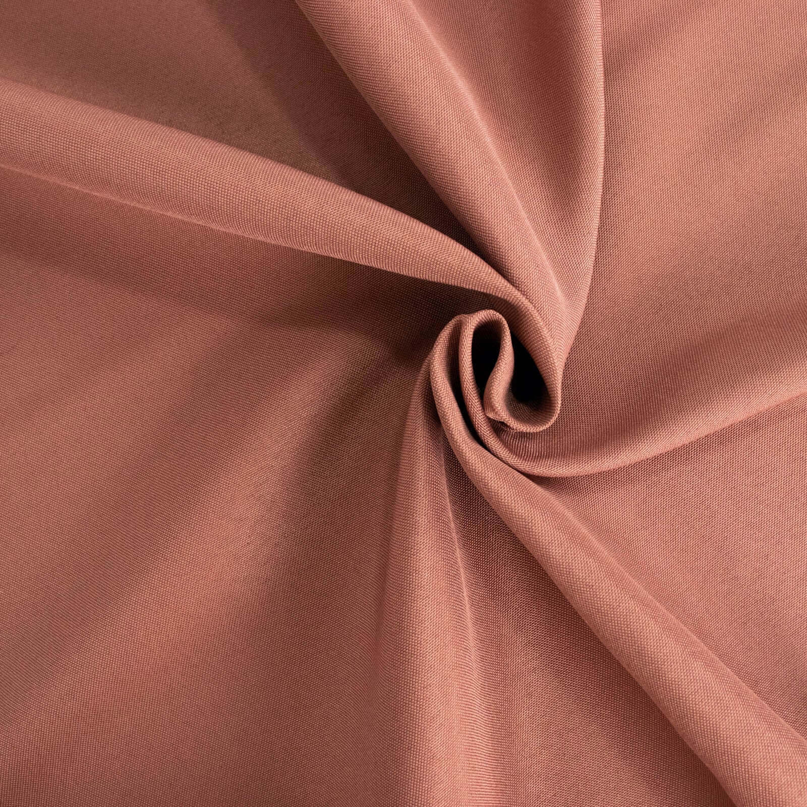 Premium Polyester 90" Round Tablecloth Terracotta (Rust) - Stain and Wrinkle-Resistant Design with 220GSM Thickness Table Cover