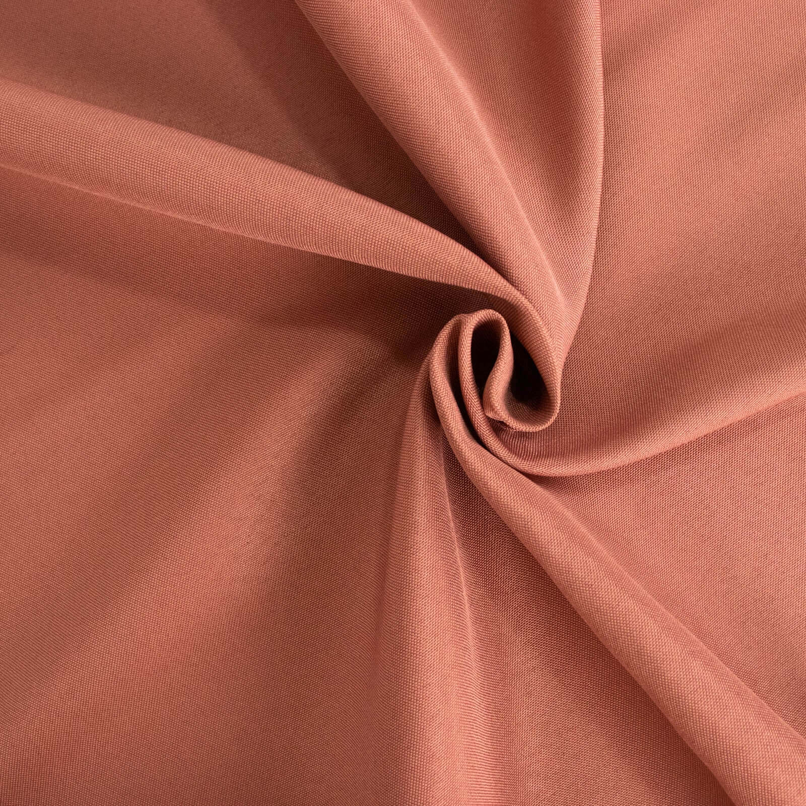 Premium Polyester 54"x54" Table Overlay Square Tablecloth Terracotta (Rust) - Stain and Wrinkle-Resistant 220GSM Table Topper