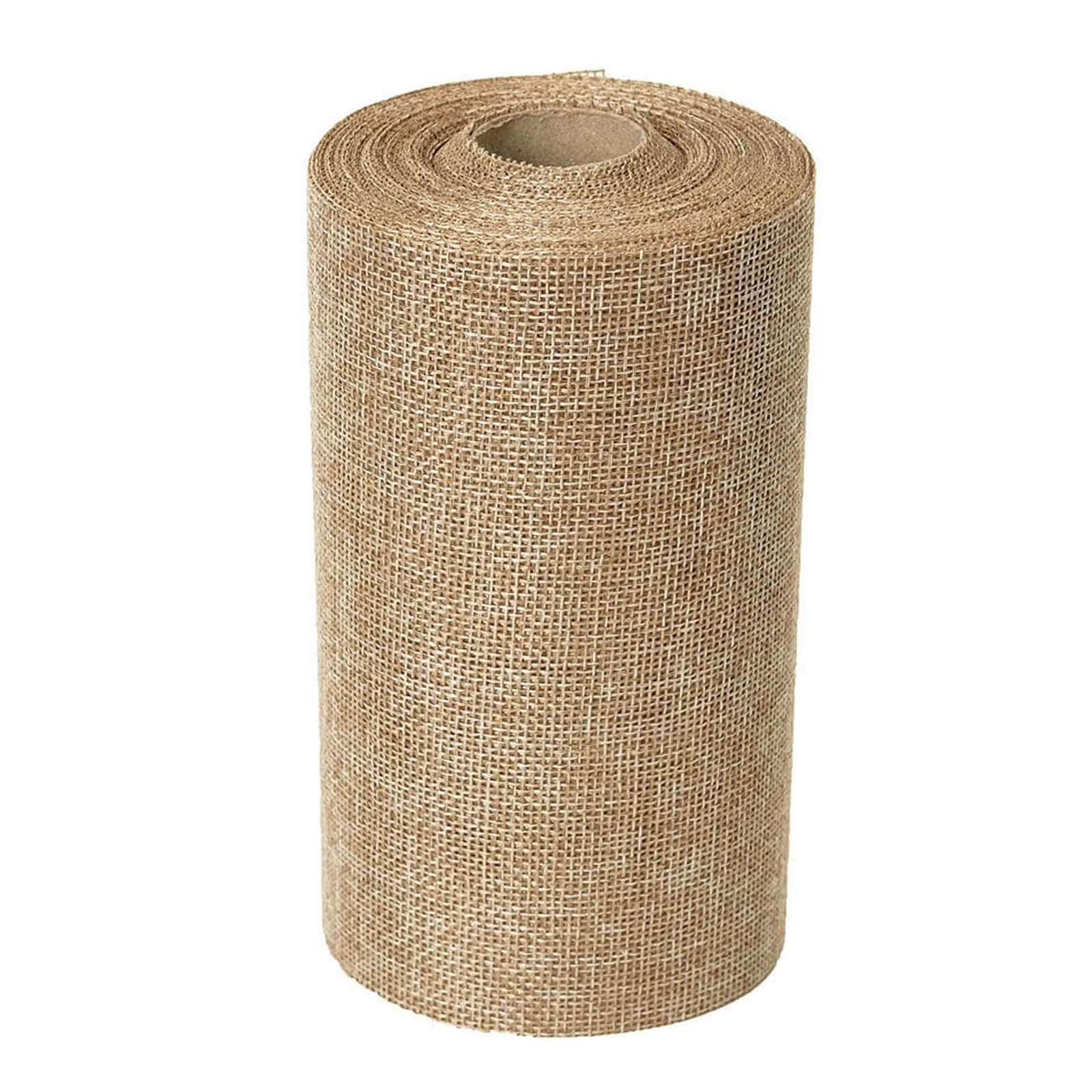 6"x10 Yards Natural Polyester Burlap Fabric Roll
